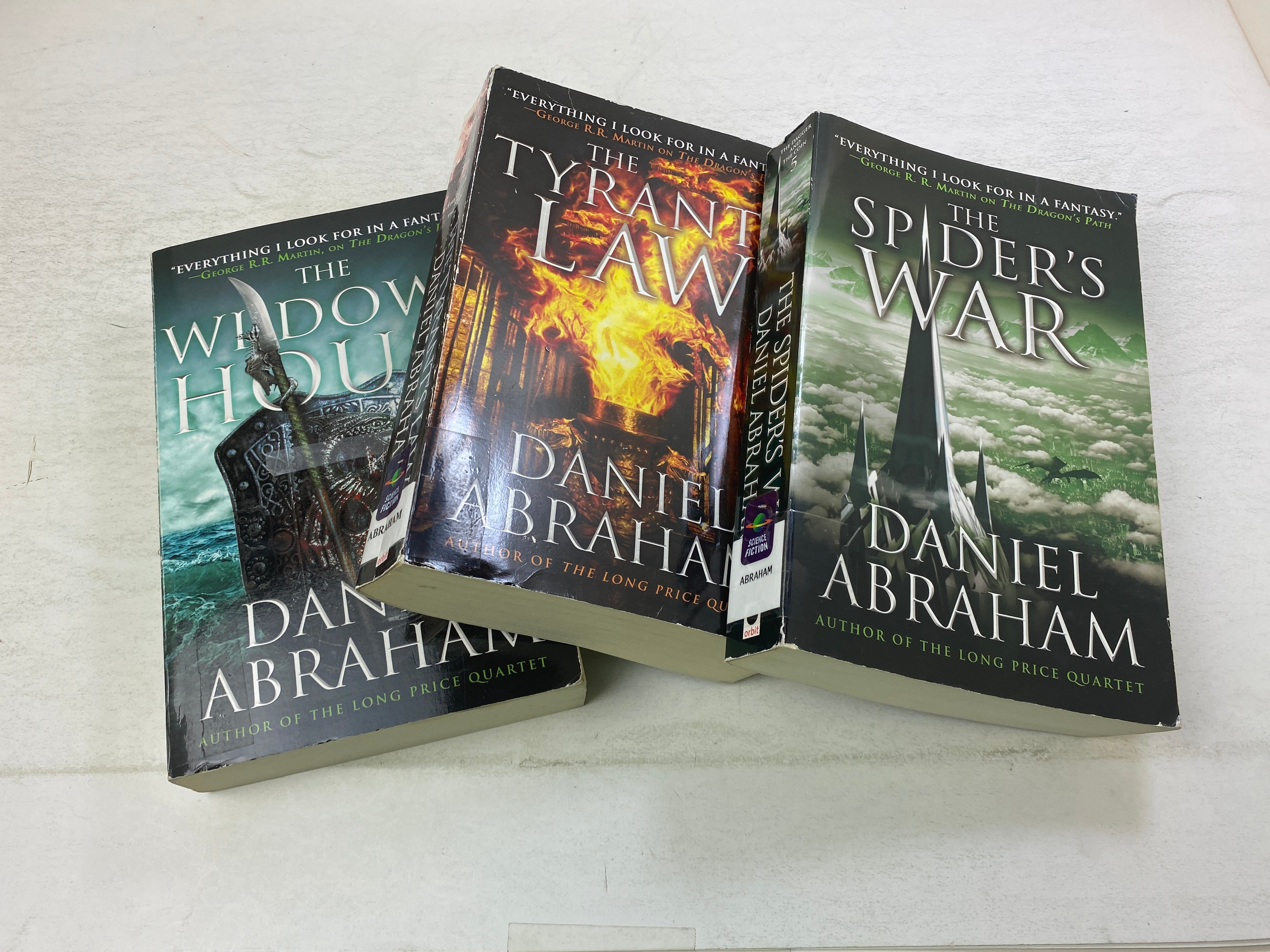Lot of 3 Dagger Coin Books Daniel Abraham SC 2013-2016