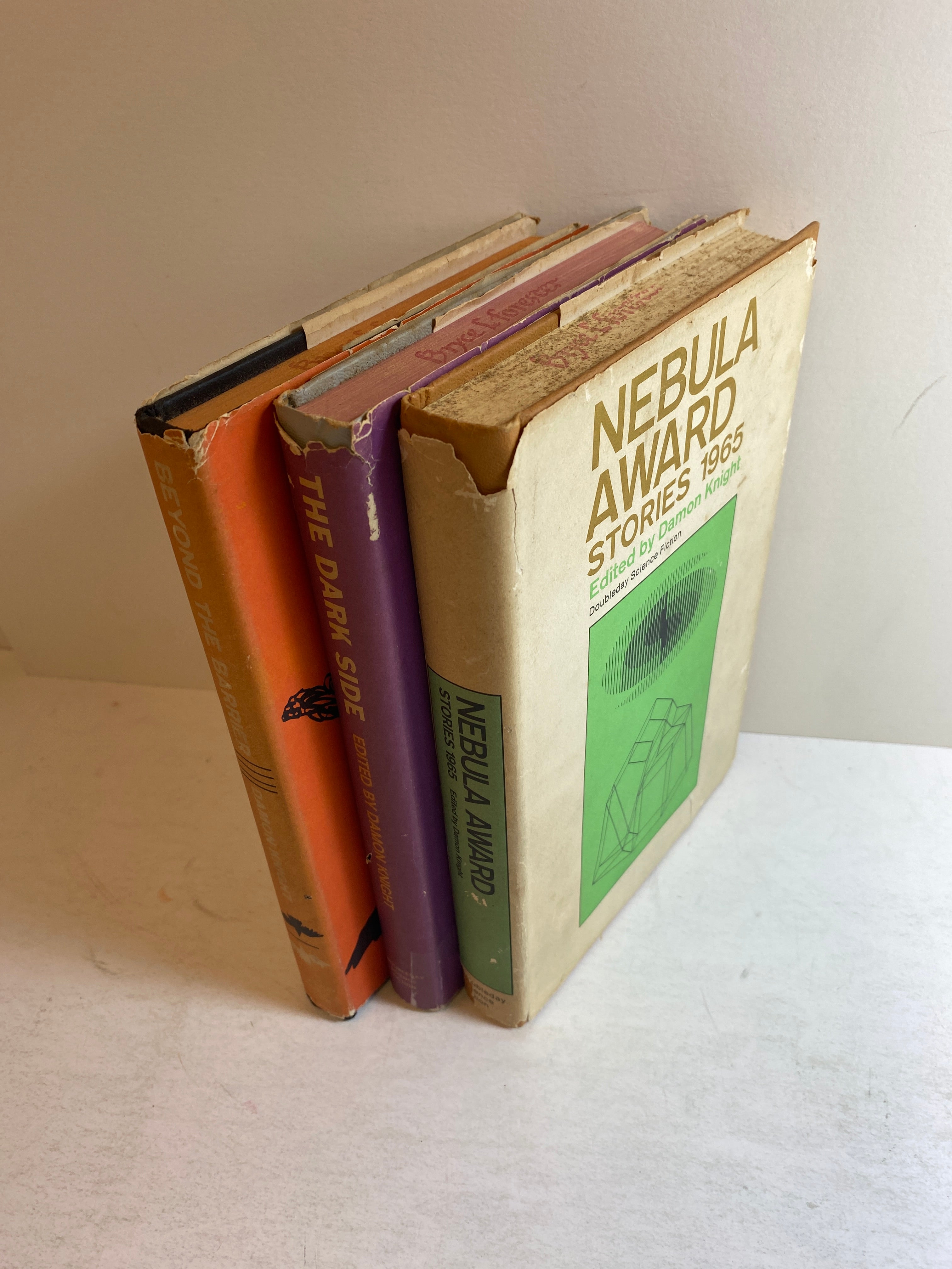Lot of 3 Damon Knight Science Fiction Books HCDJ 1964-1965