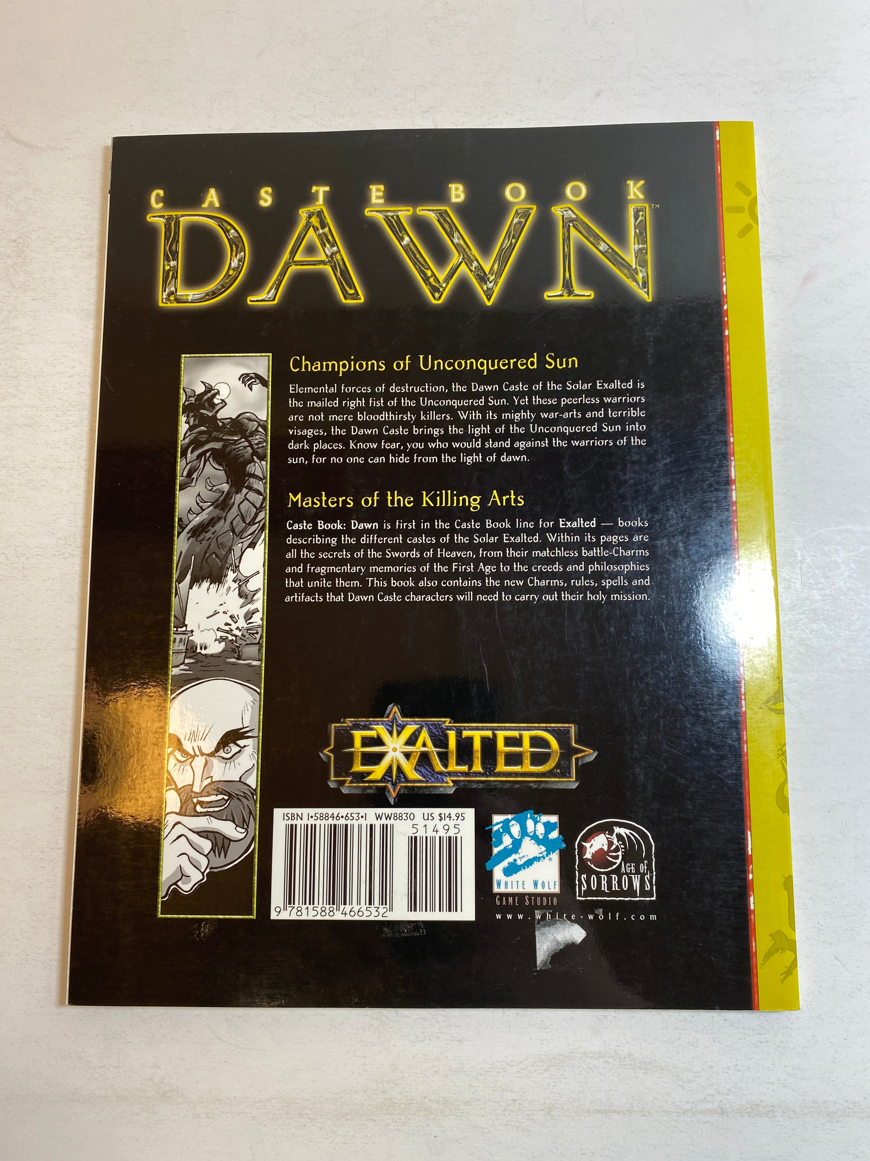 Lot of 3 Exalted RPG Sourcebooks White Wolf 2001