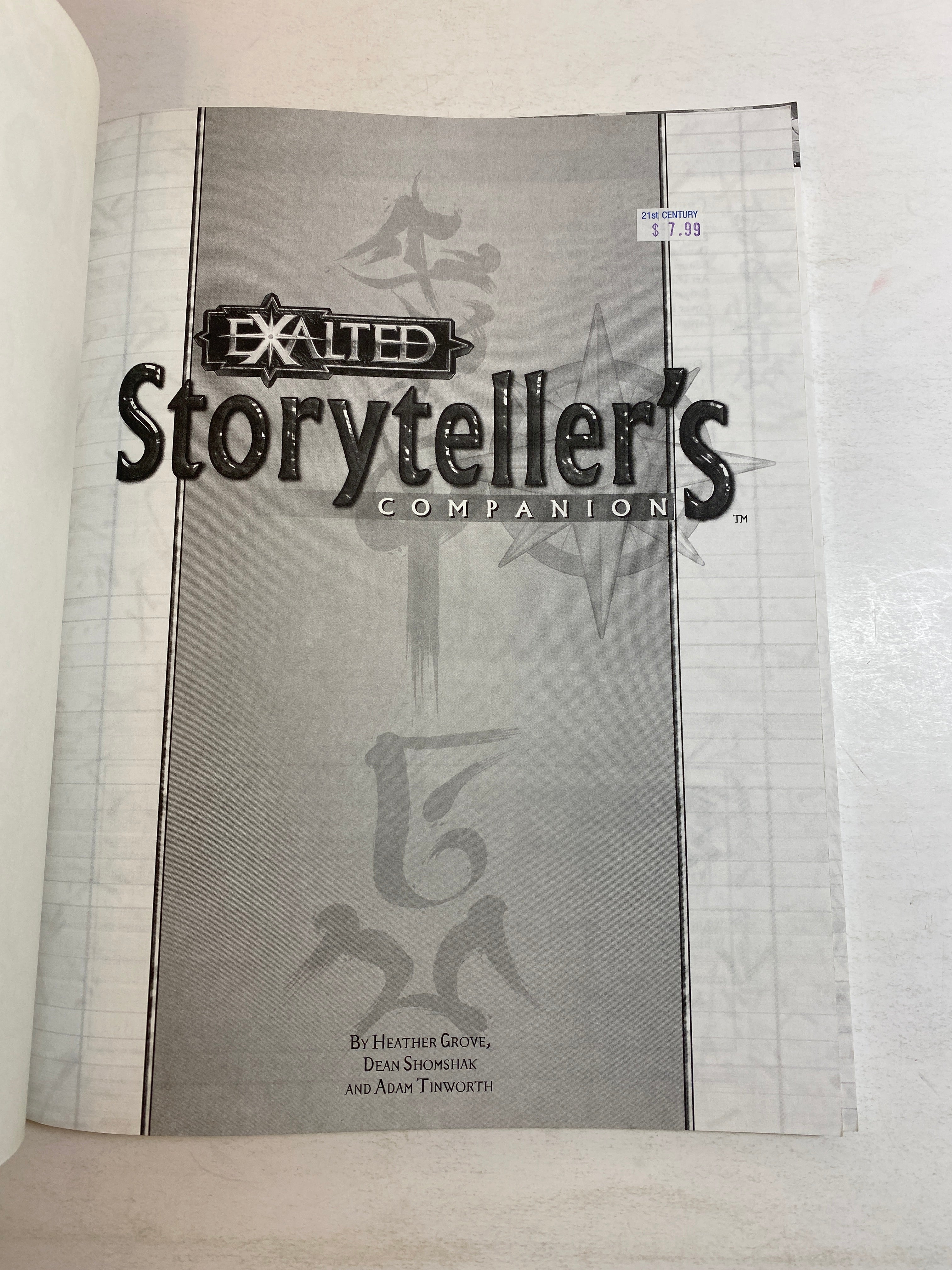 Lot of 3 Exalted RPG Sourcebooks White Wolf 2001
