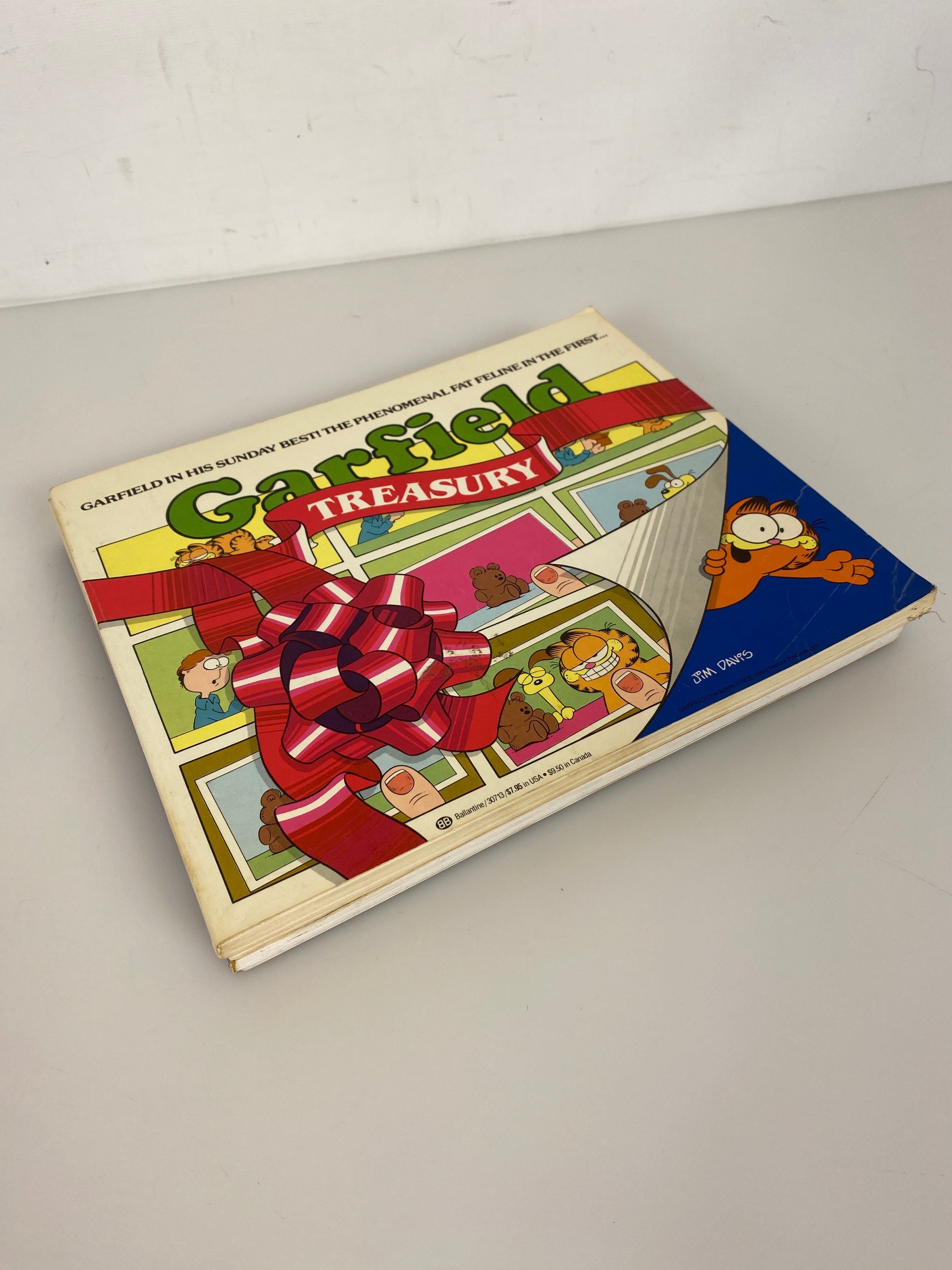 Lot of 3 Garfield Treasury 1, 2, 7 SC 1982-1993 First Editions