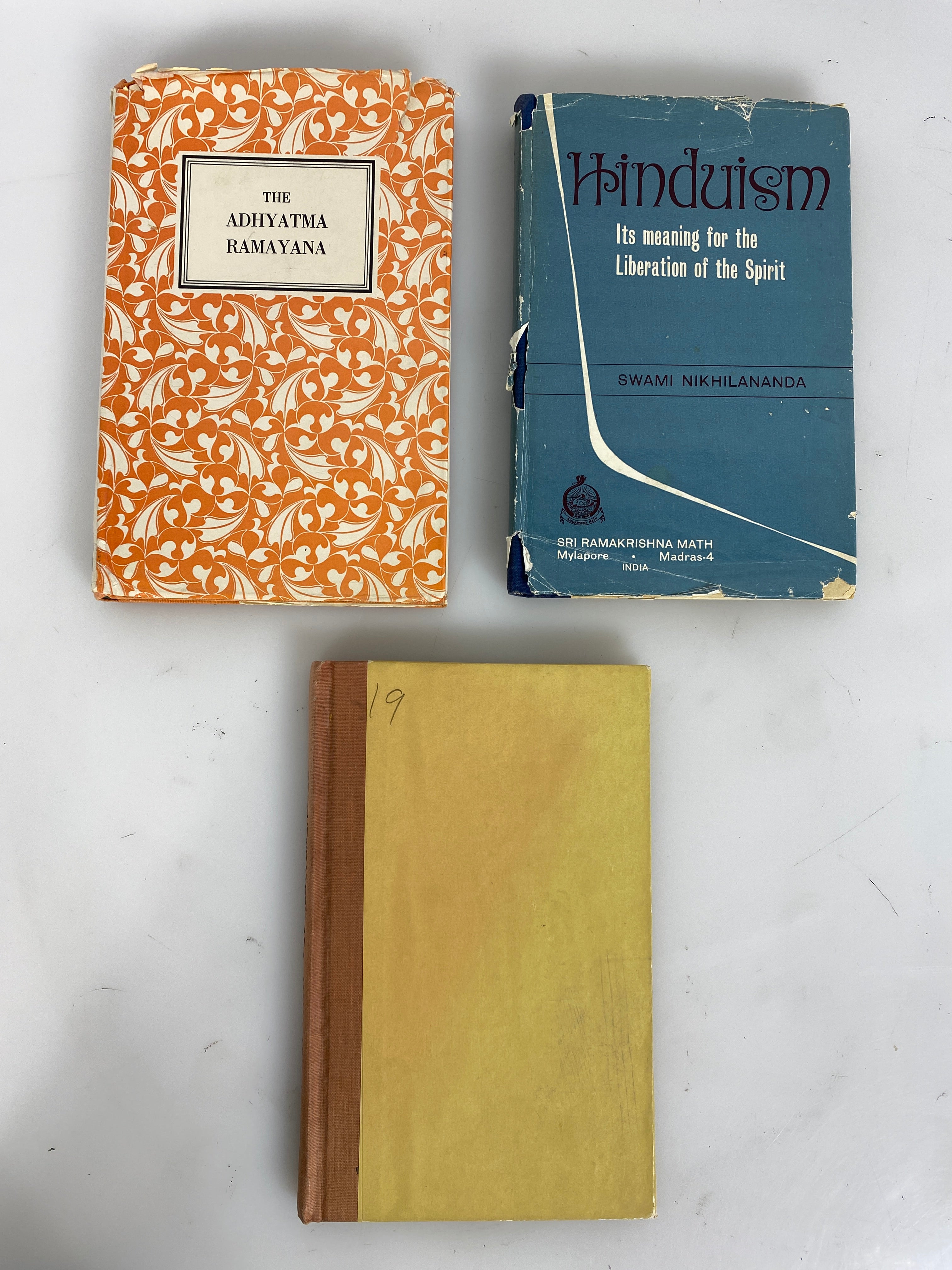 Lot of 3: Hinduism/Sri Venkateswara Mahathyam/Adhyatma Ramayana Vintage HC