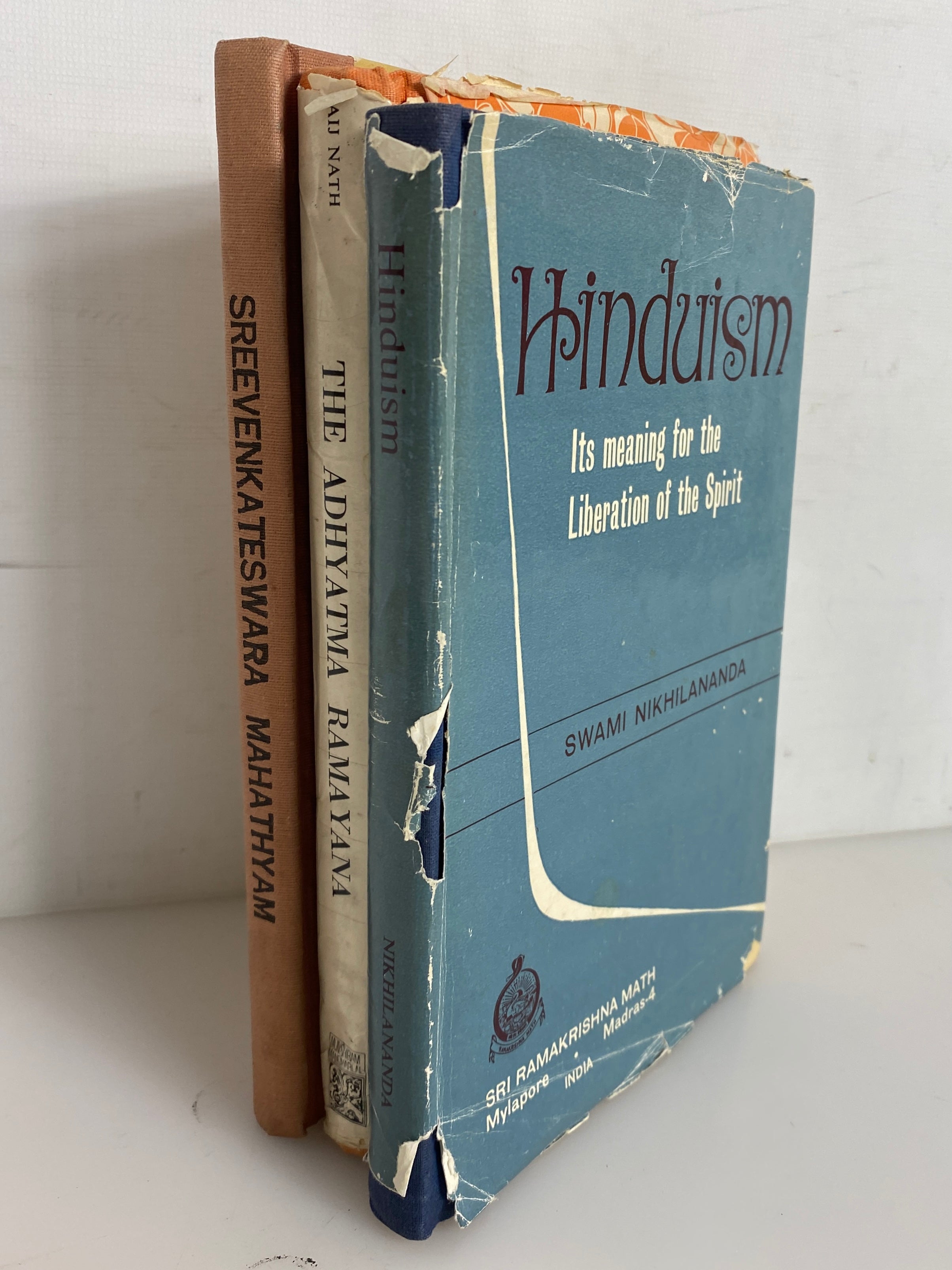 Lot of 3: Hinduism/Sri Venkateswara Mahathyam/Adhyatma Ramayana Vintage HC