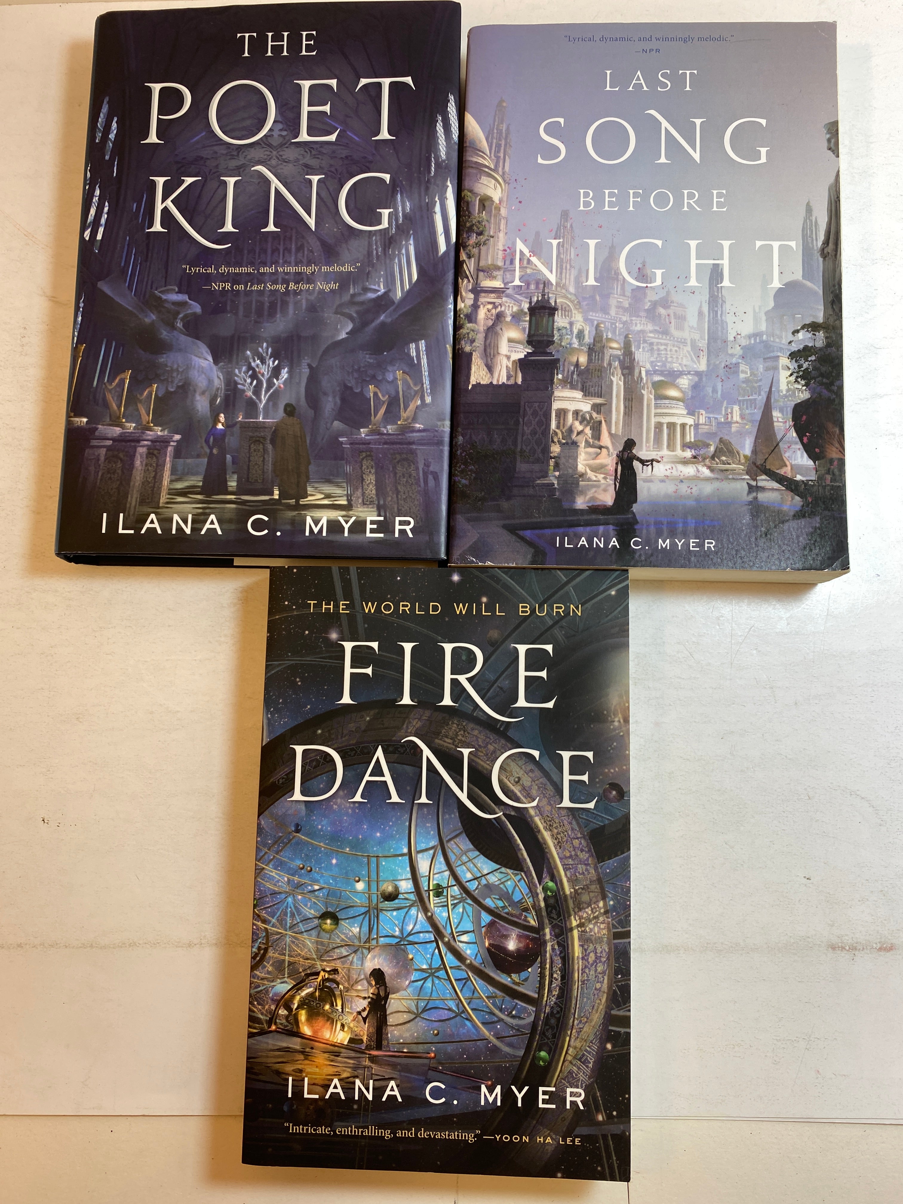 Lot of 3 Ilana C. Myer Fantasy Books 2016-2020