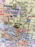 Lot of 3 Illinois and Chicago Area Road Maps 2003-2010