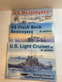 Lot of 3 In Action Booklets Light Cruisers and Destroyers 1999-2003 12, 19, 20