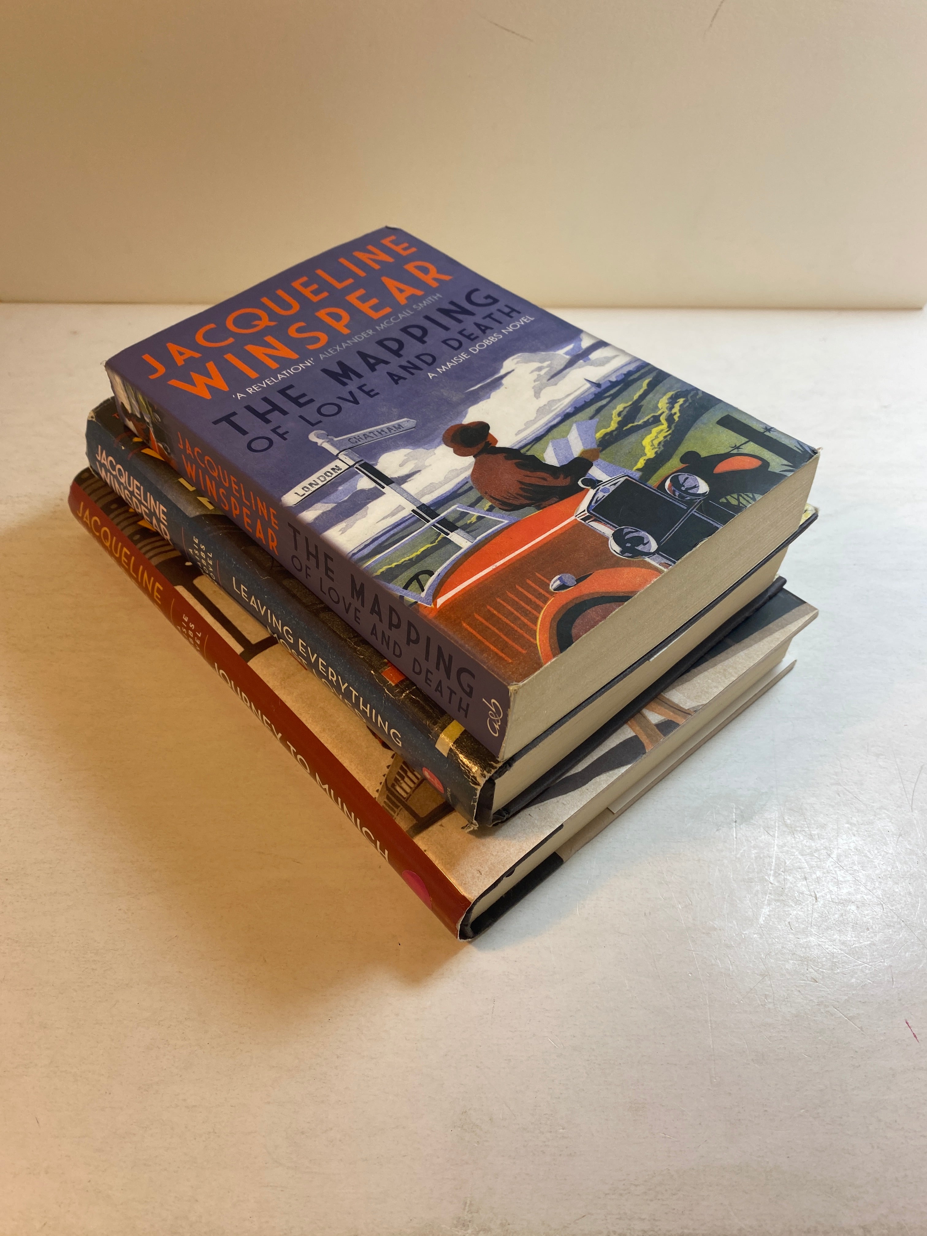 Lot of 3 Jacqueline Winspear Maisie Dobbs Novels 2010-2016