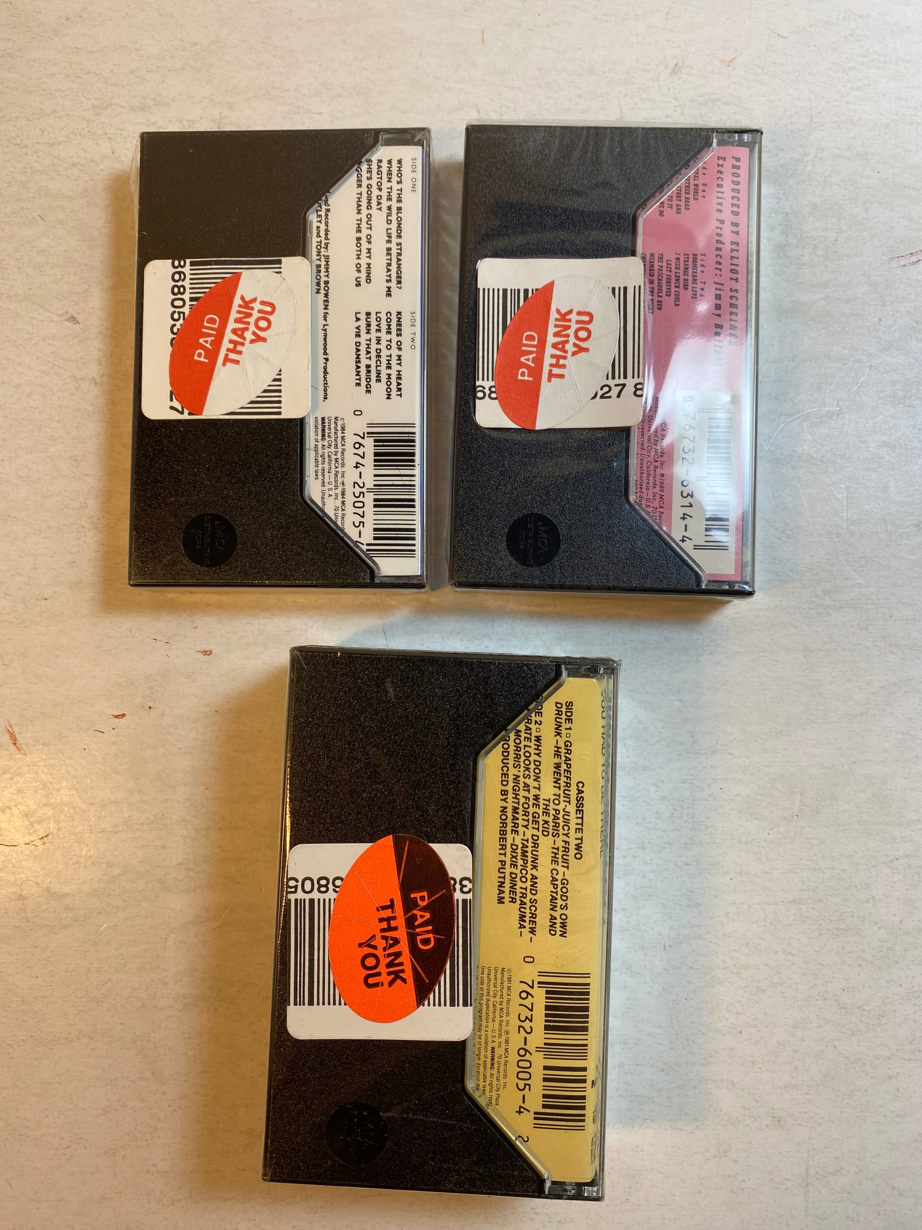 Lot of 3 Jimmy Buffett Cassette Tapes *Sealed*