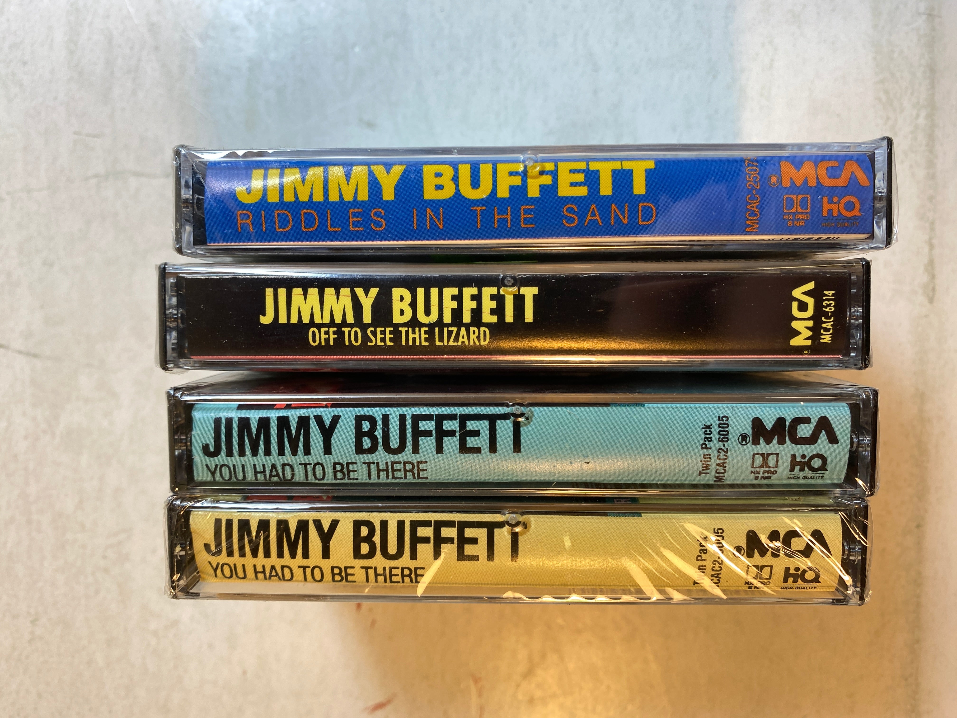 Lot of 3 Jimmy Buffett Cassette Tapes *Sealed*