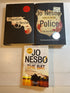 Lot of 3 Jo Nesbo Police *Signed* The Bat Phantom 2012-2013
