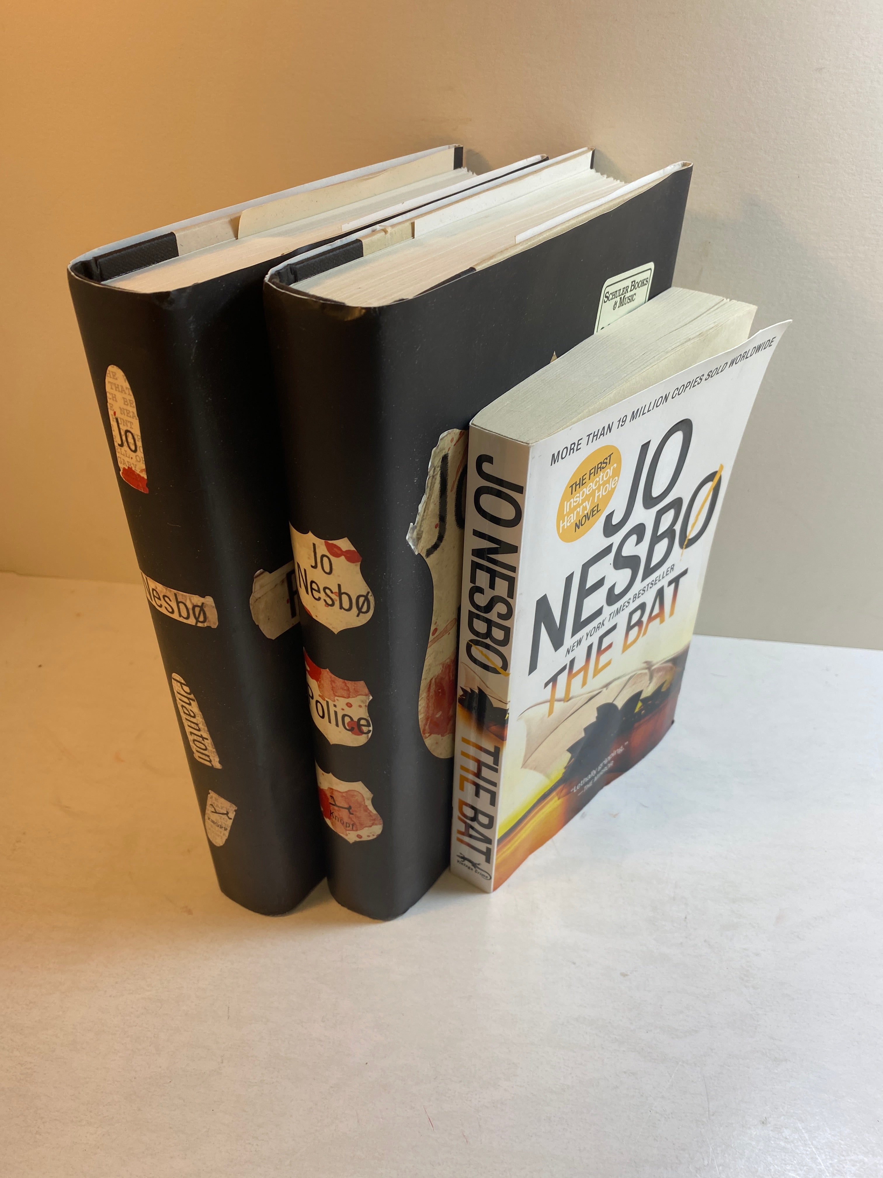 Lot of 3 Jo Nesbo Police *Signed* The Bat Phantom 2012-2013