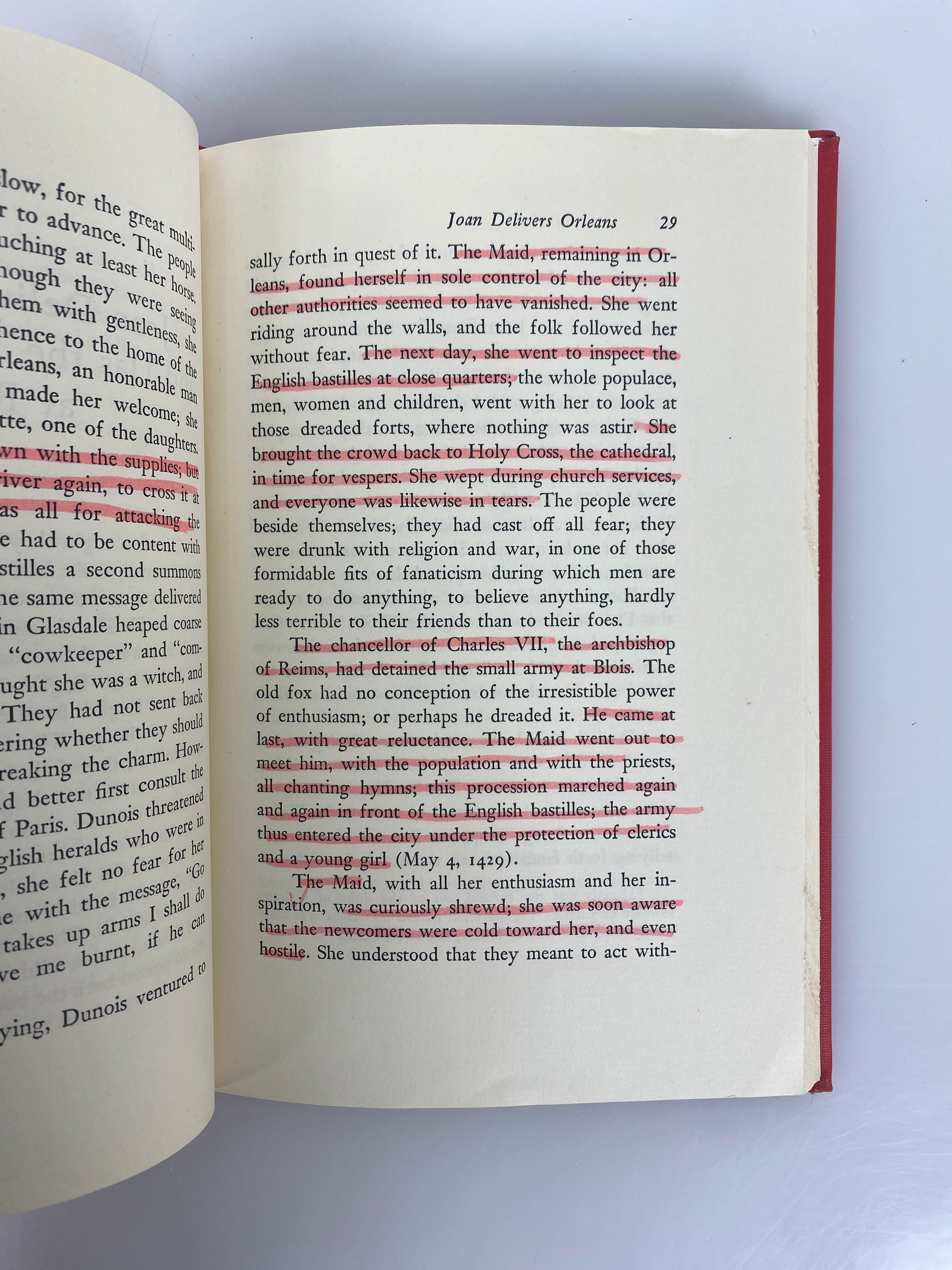 Lot of 3: Joan of Arc by Scott/Michelet/Lightbody 1956-61 Ex-Library HC