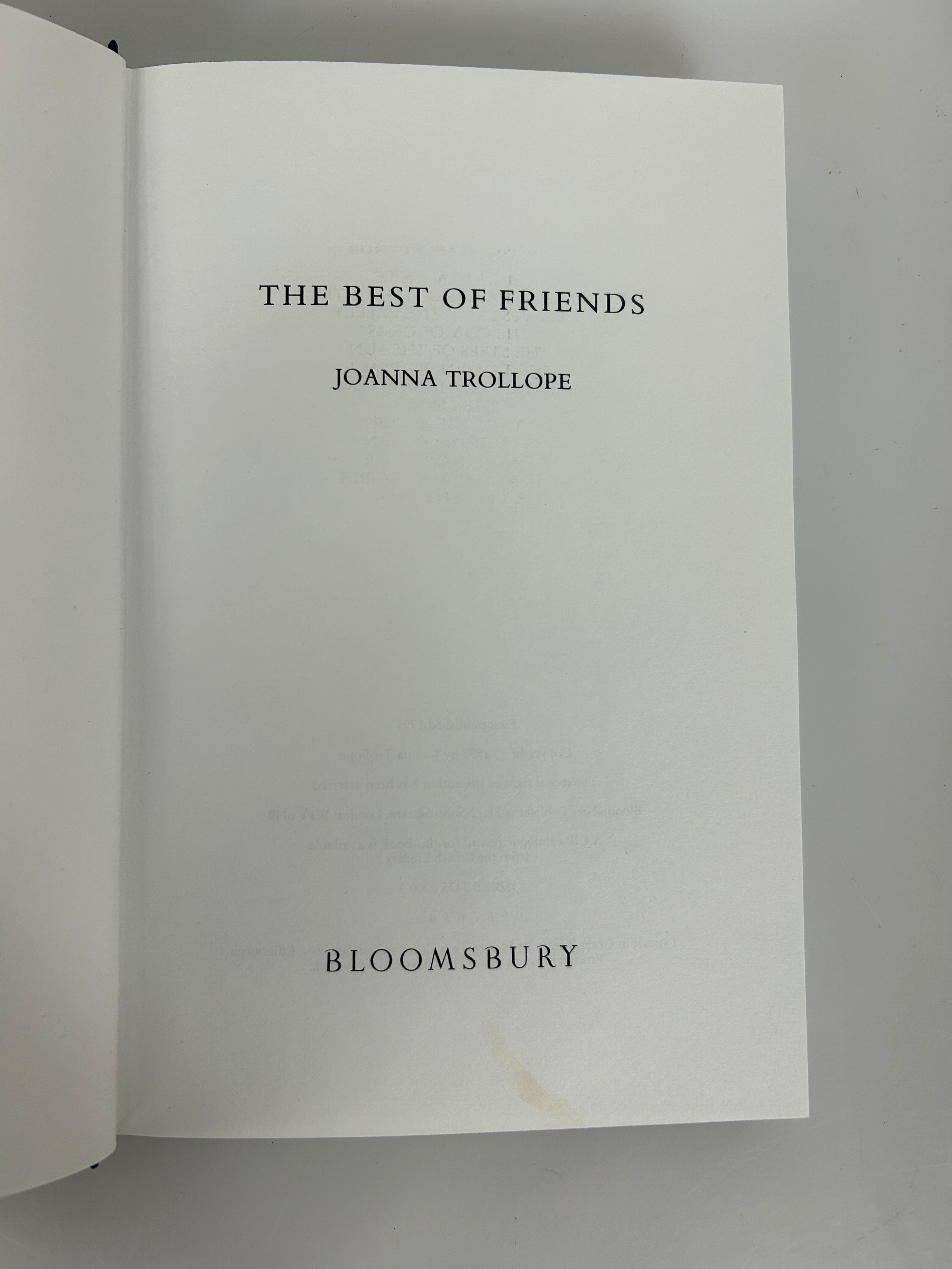 Lot of 3 Joanna Trollope UK Ed Spanish Lover/Men & Girls/Best of Friends HCDJ
