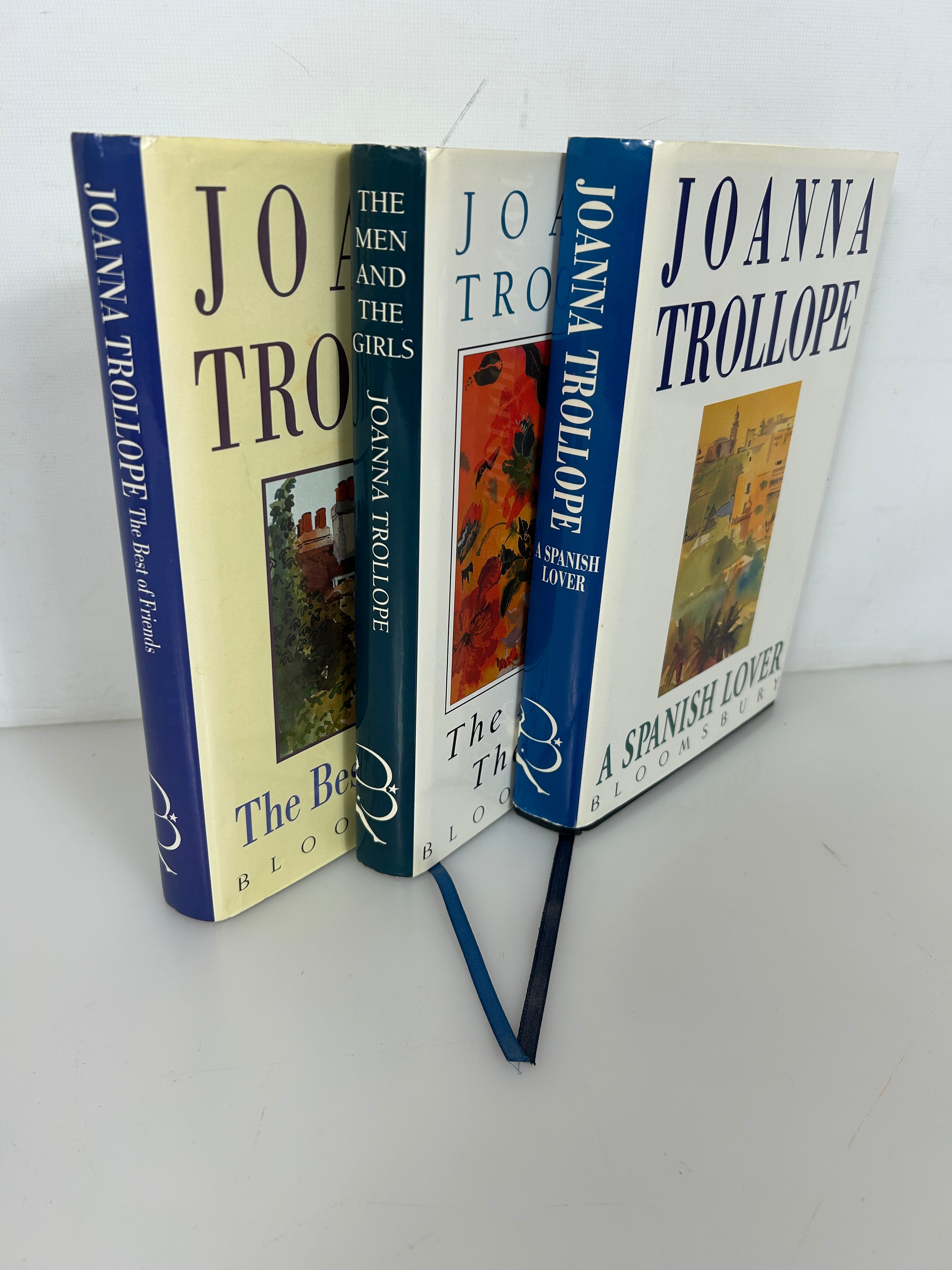 Lot of 3 Joanna Trollope UK Ed Spanish Lover/Men & Girls/Best of Friends HCDJ