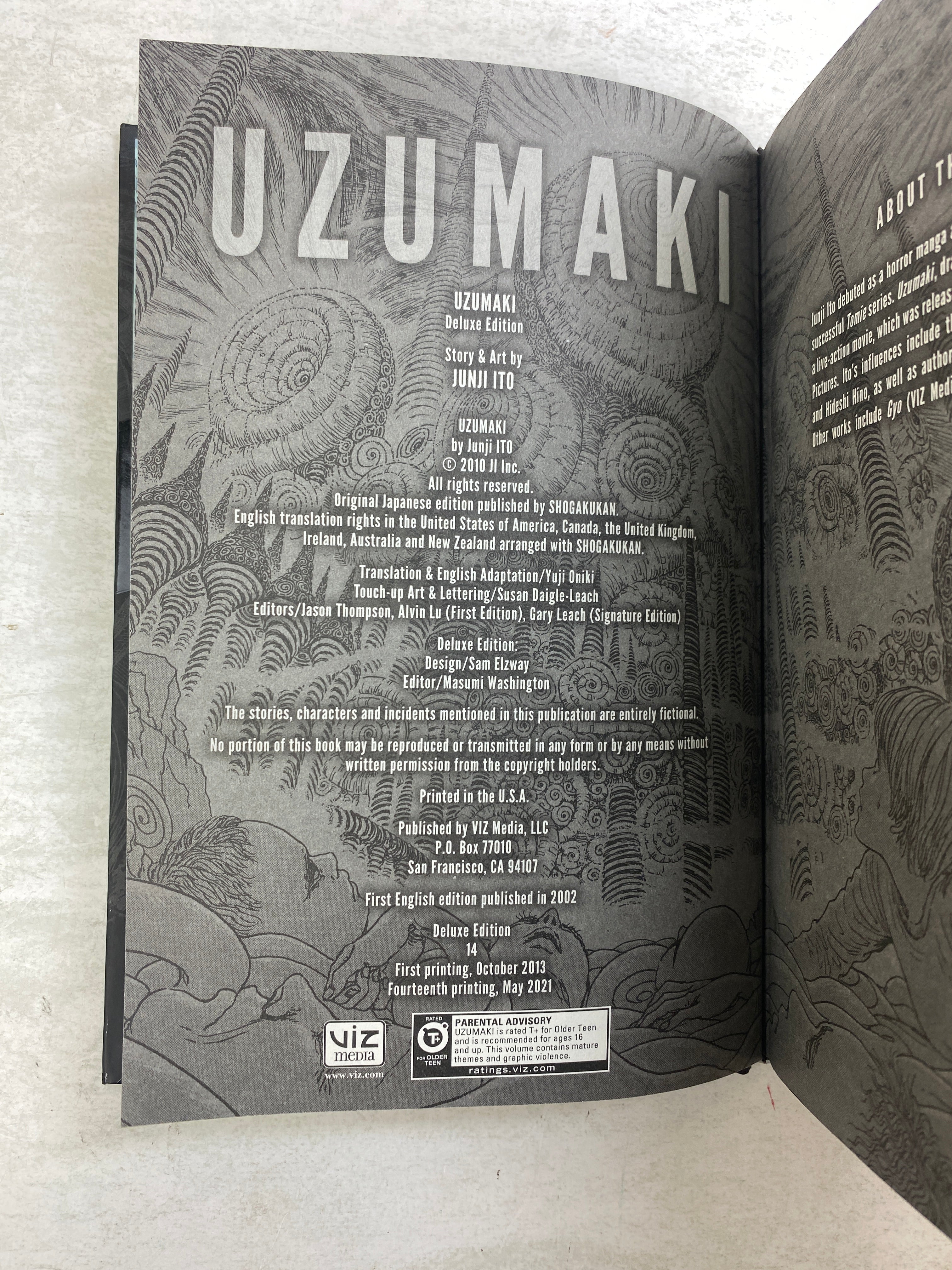 Lot of 3 Junji Ito Manga Hardcovers 2021