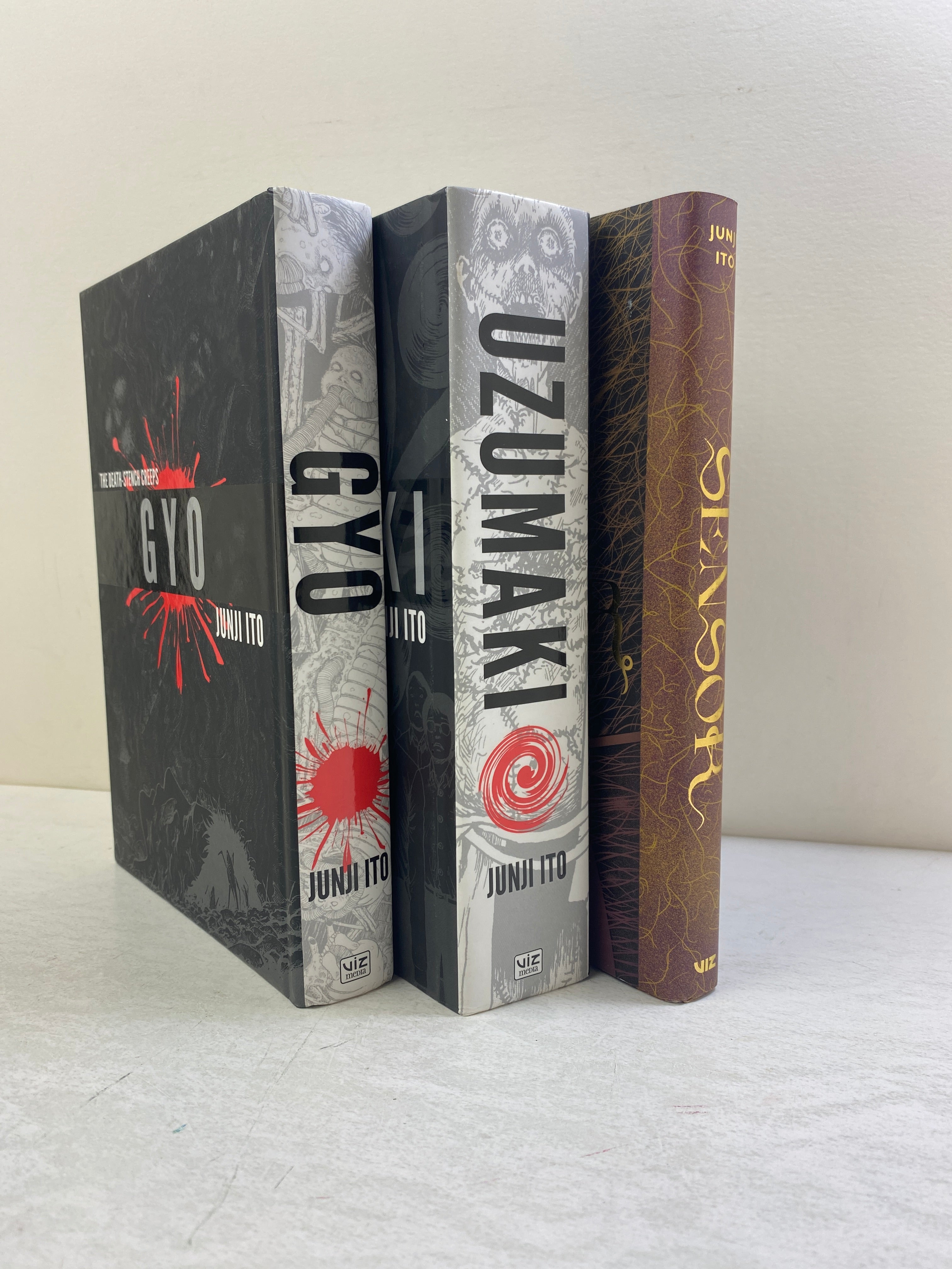 Lot of 3 Junji Ito Manga Hardcovers 2021