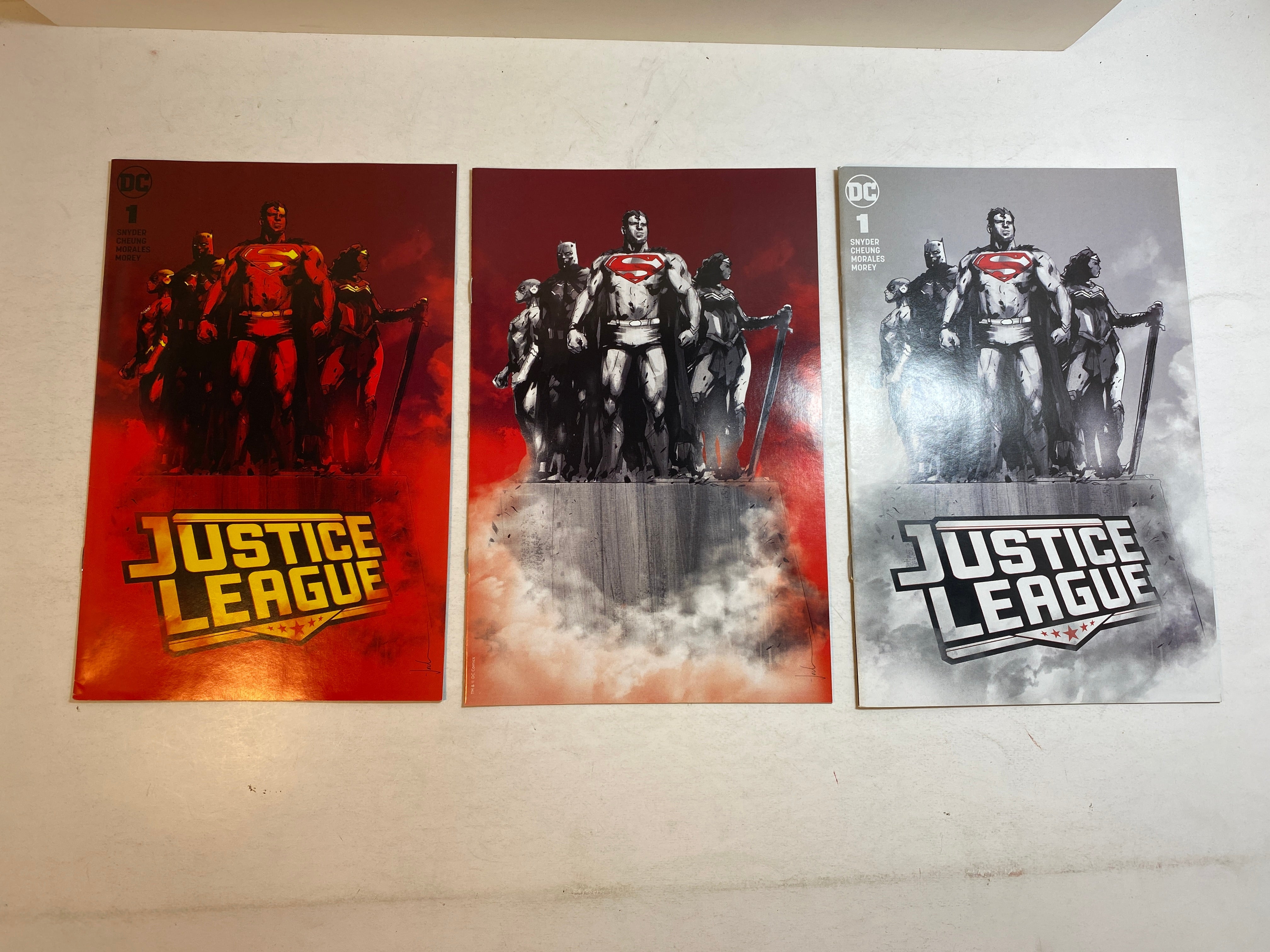Lot of 3 Justice League #1 2018 DC Jock Cover Variants