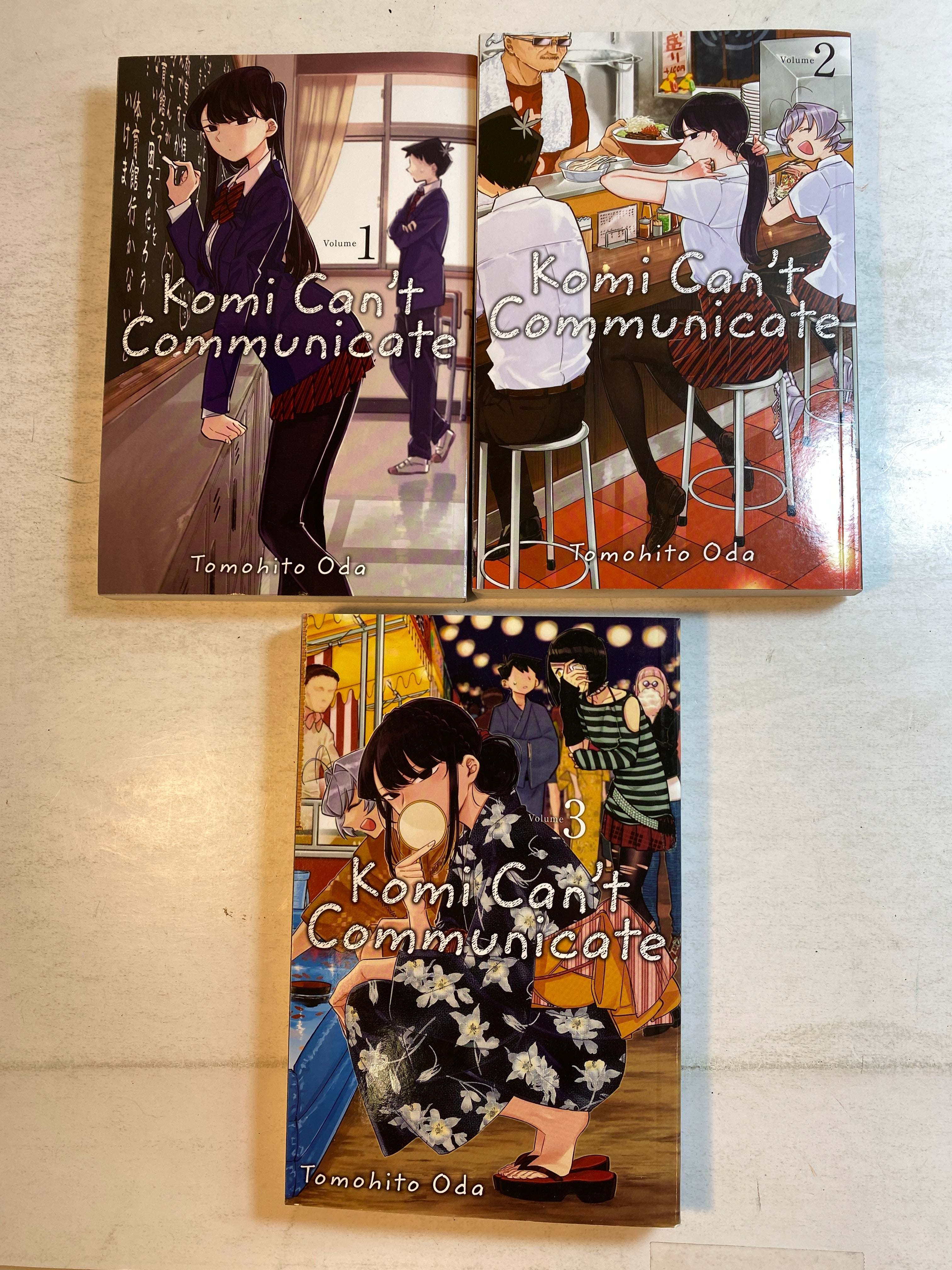 Lot of 3 Komi Can't Communicate Manga 2020