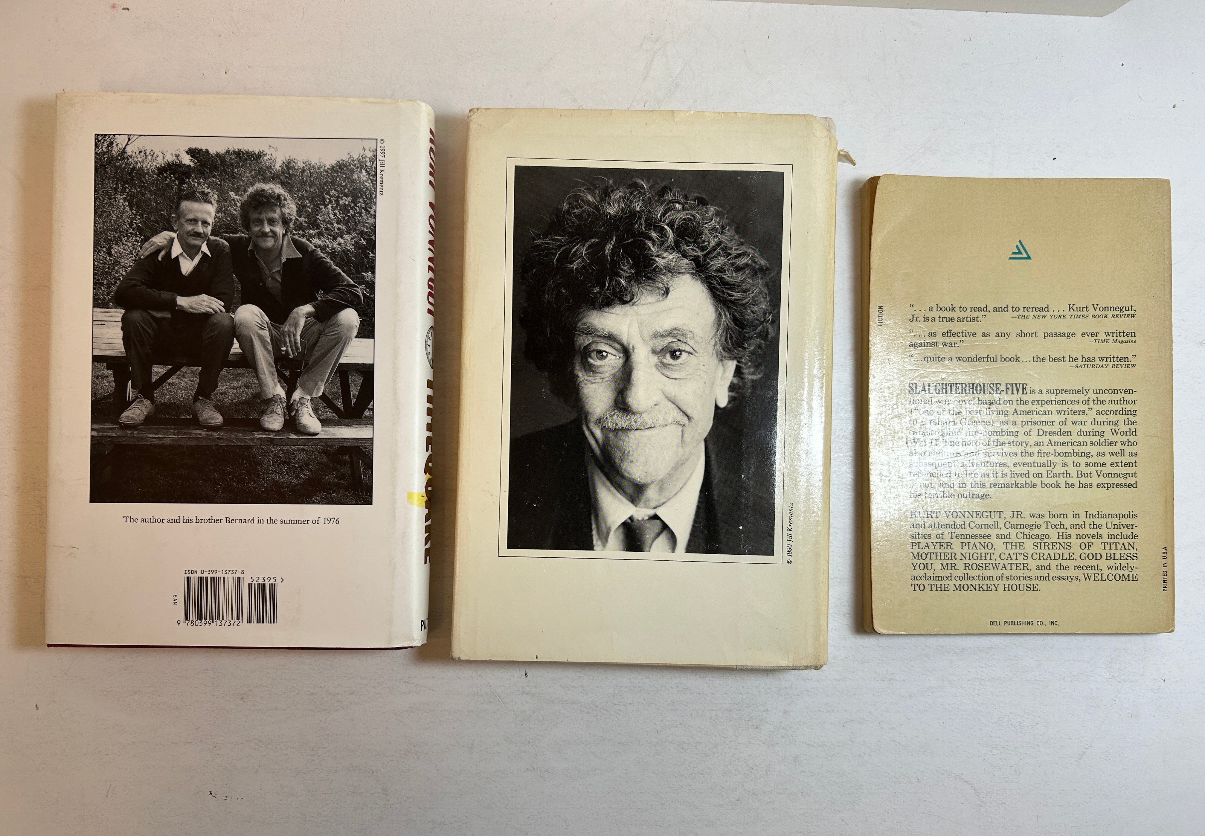 Lot of 3 Kurt Vonnegut Novels-Slaughterhouse-Five (SC), Timequake & Hocus Pocus HC