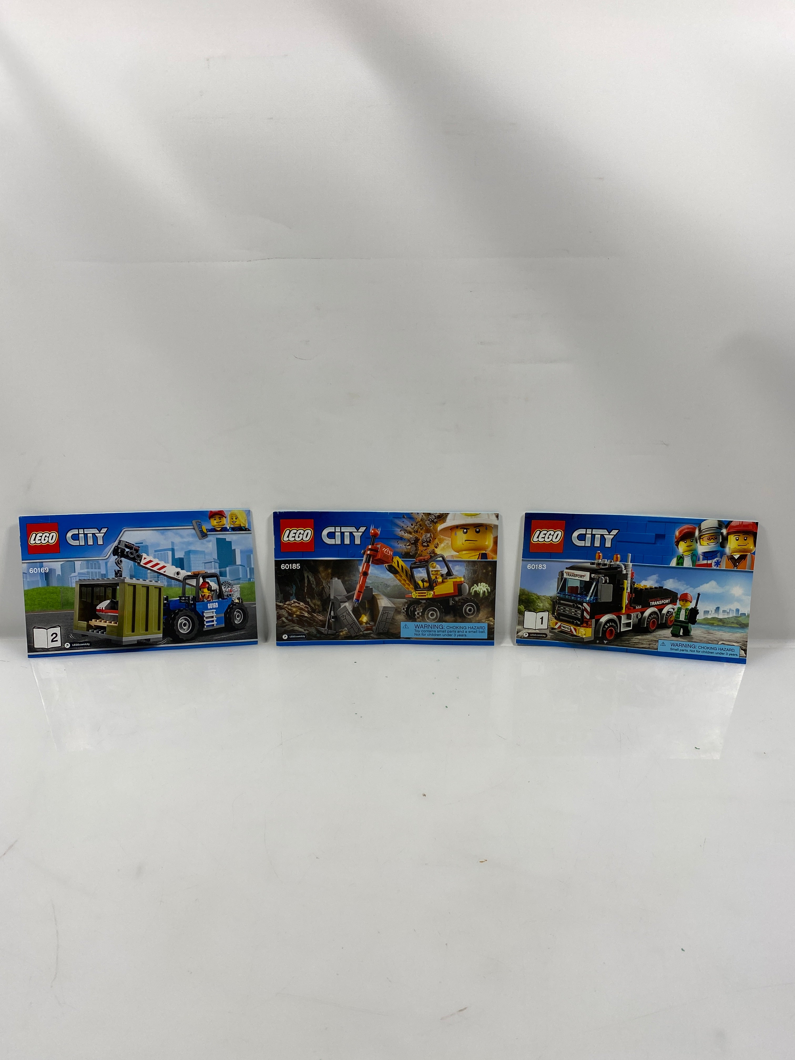 Lot of 3 Lego City Instruction Manuals