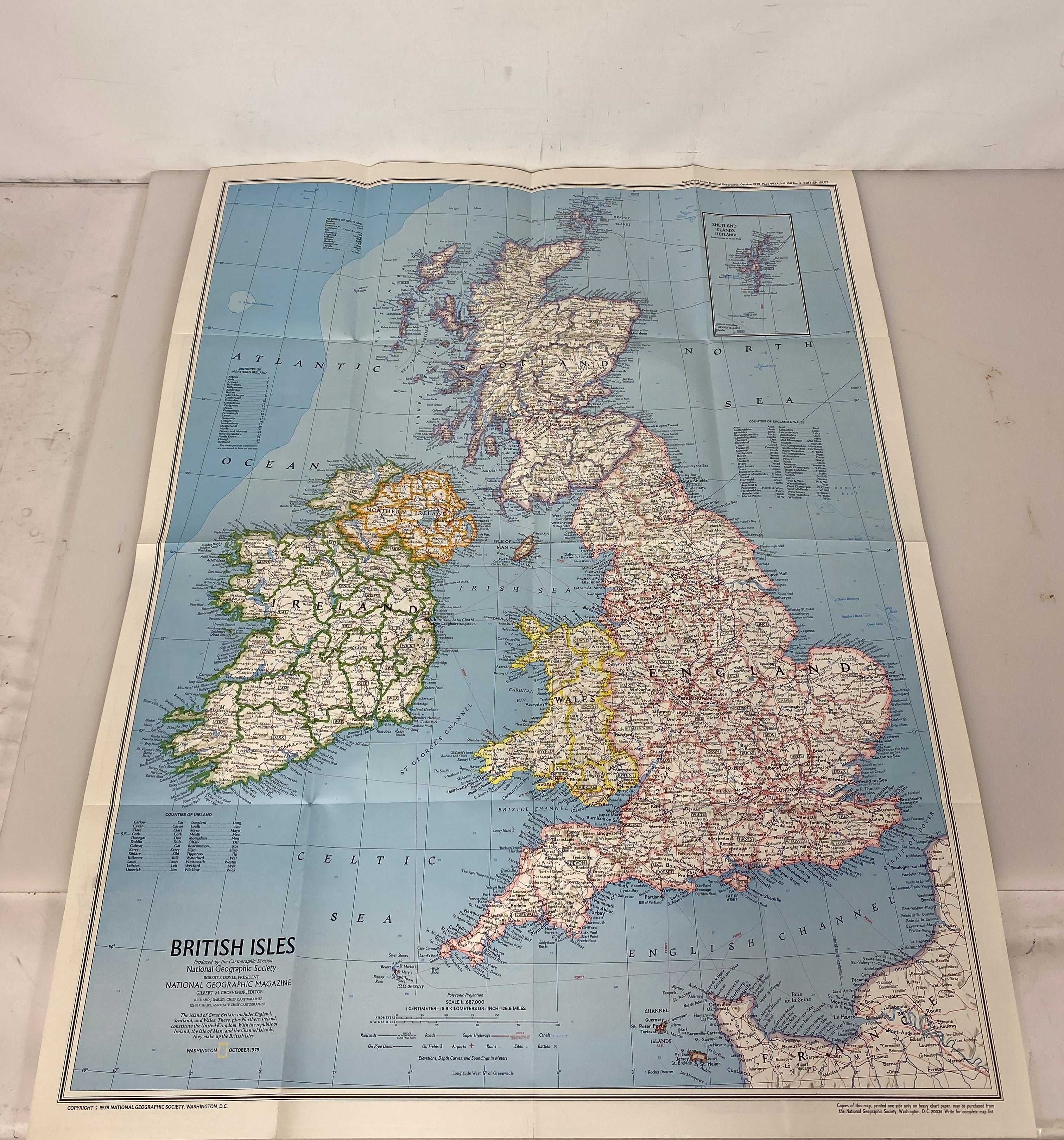 Lot of 3: Nat Geo Medieval England & Celtic Europe Maps/What is Stonehenge?