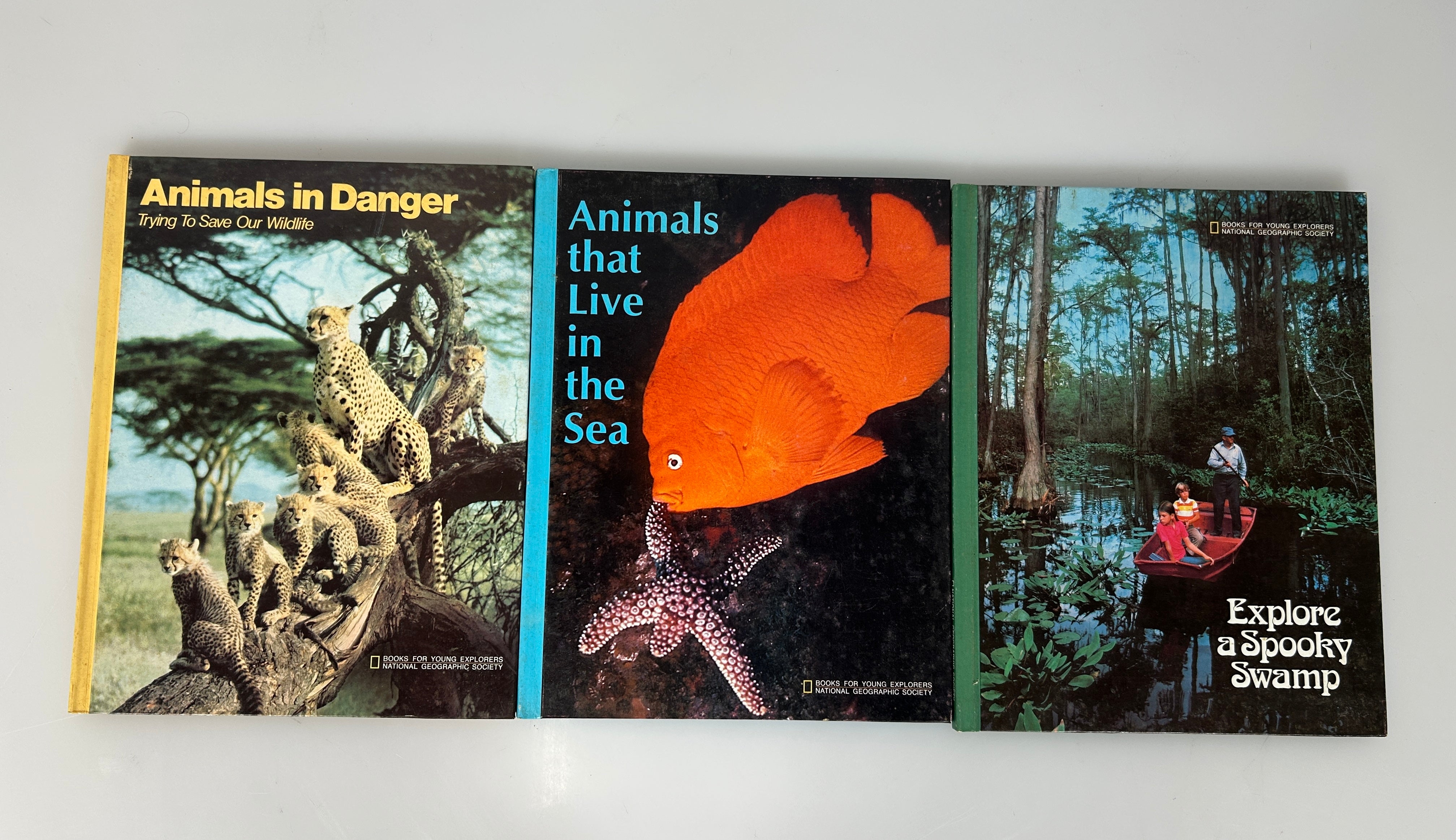 Lot of 3 National Geographic Books For Young Explorers 1978 HC