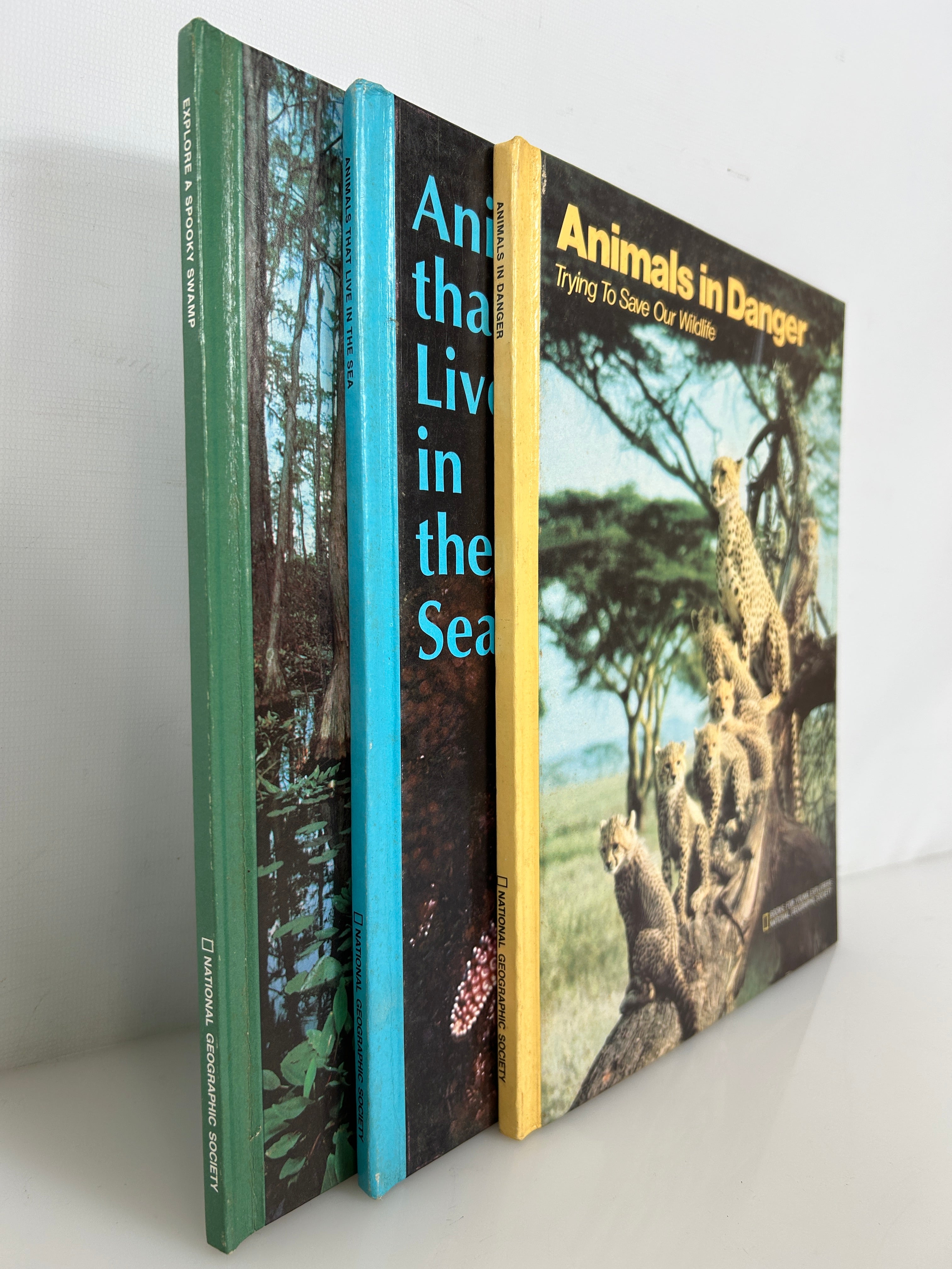 Lot of 3 National Geographic Books For Young Explorers 1978 HC