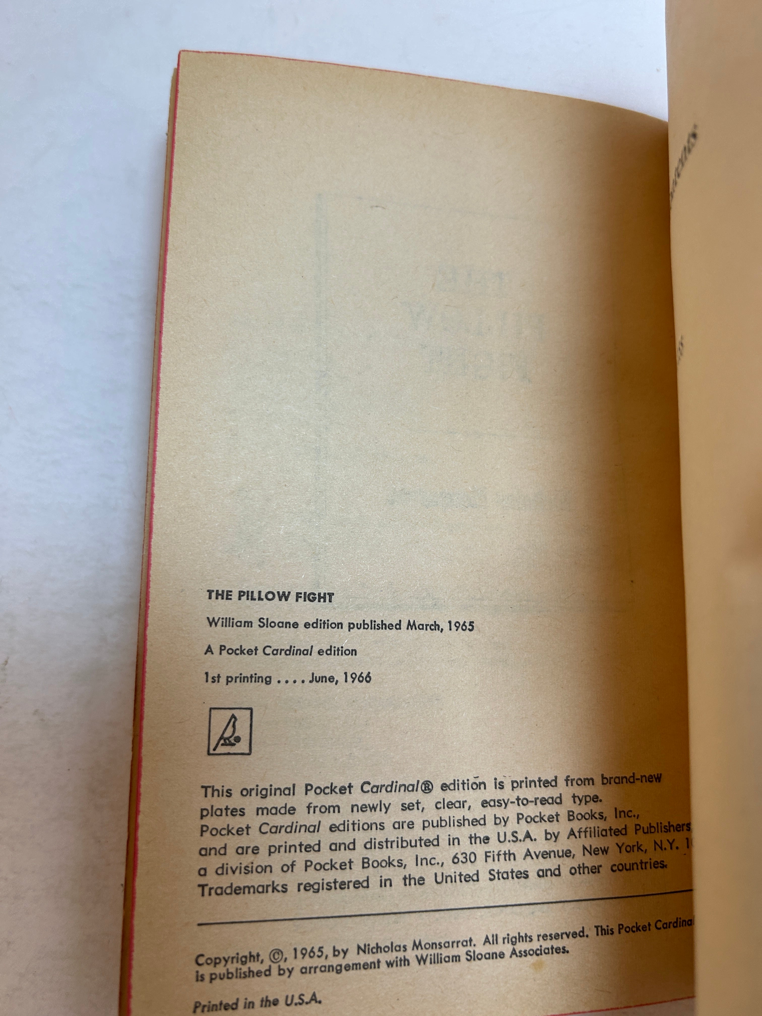 Lot of 3 Nicholas Monsarrat Novels Pocket Books 1965-1966 SC