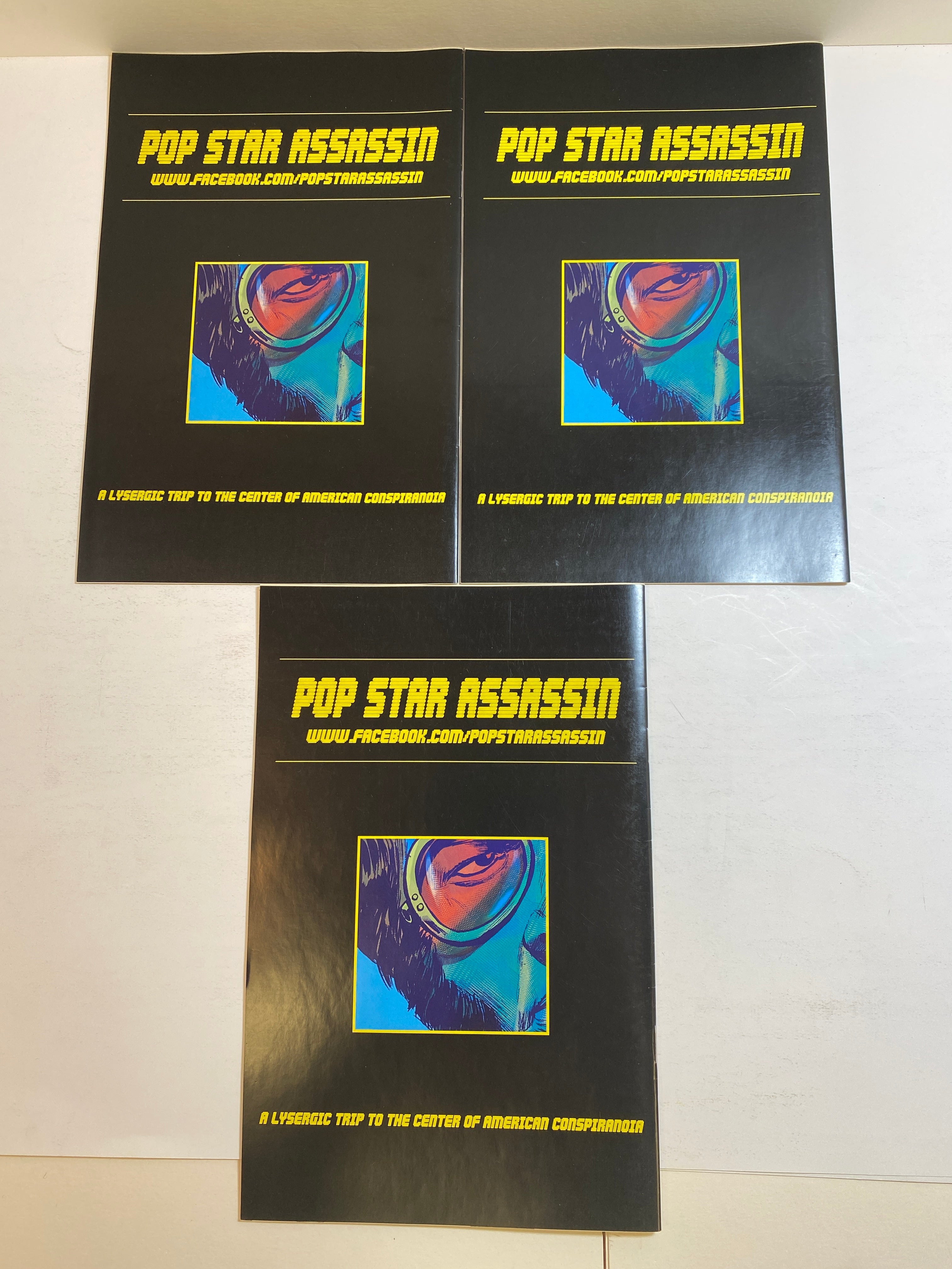 Lot of 3 Pop star Assassin ACME Comic Books 2016 *signed*