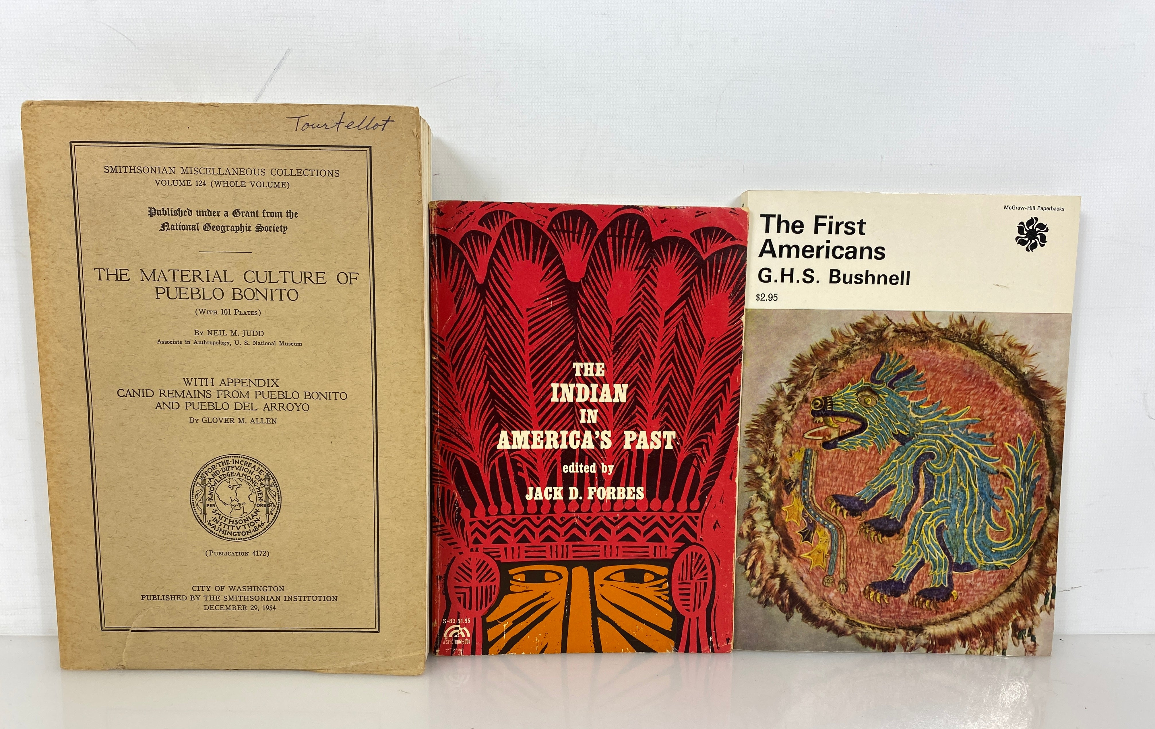 Lot of 3: Pueblo Bonito/Indian in America's Past/First Americans 1954-72 SC