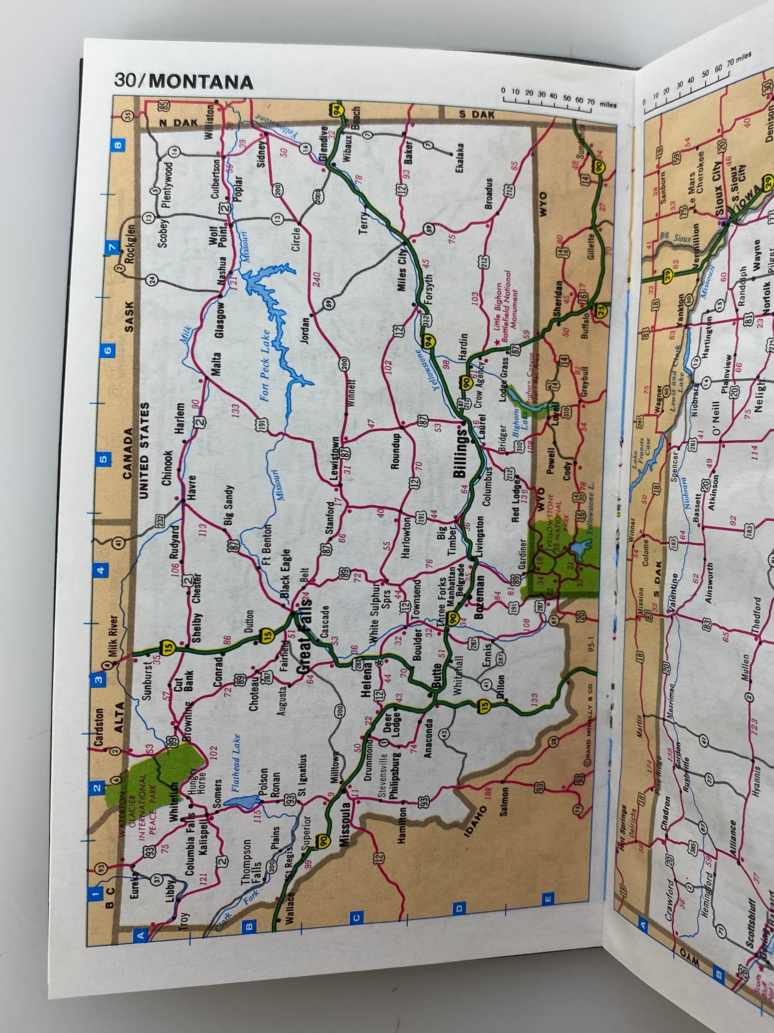 Lot of 3: Rand McNally Pocket Atlas/AAA USA Map/Hammond's Superior Map of USA