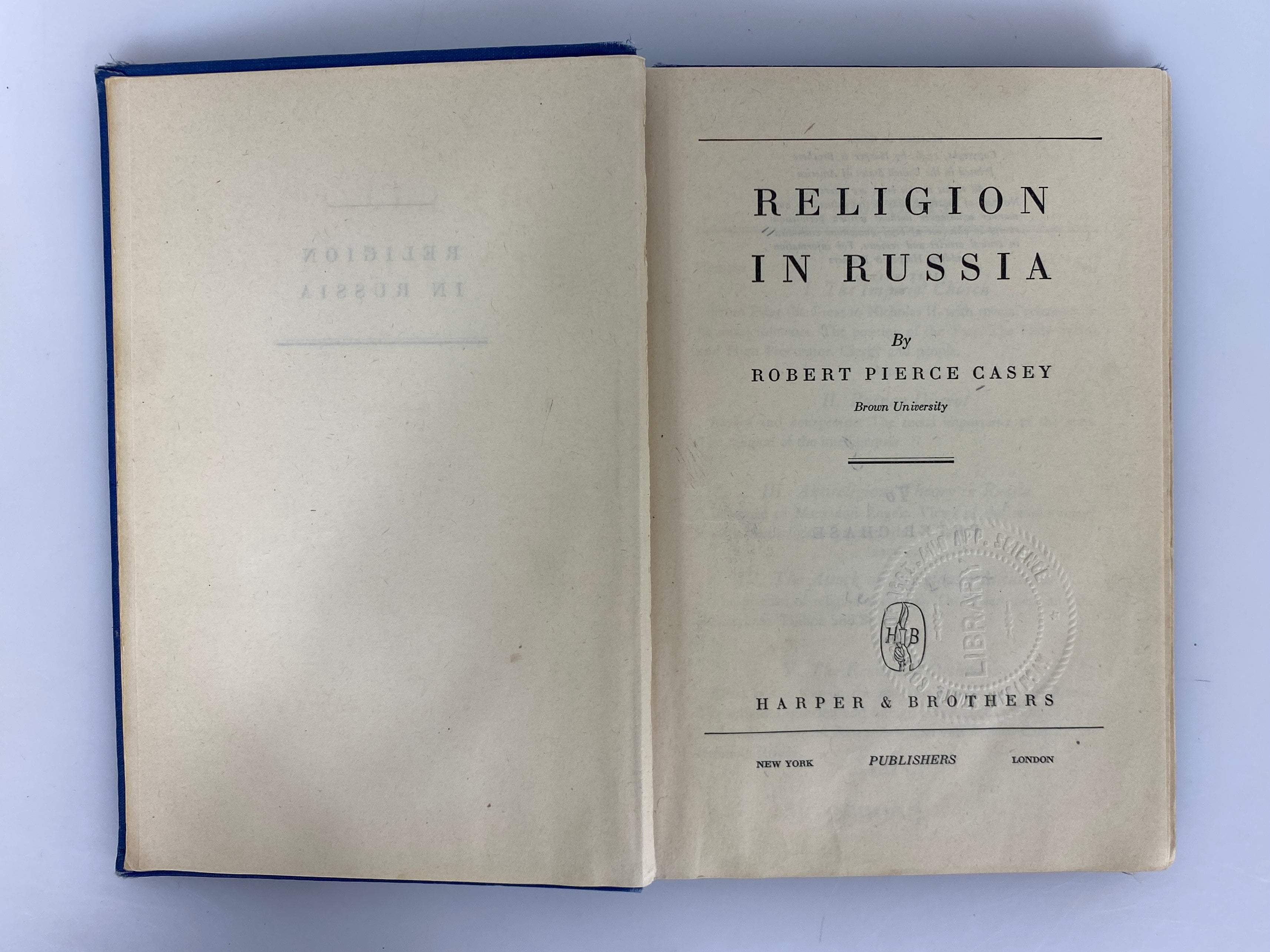 Lot of 3: Religion in Russia/Soviet Russia/USSR 1942-1968 Ex-Library HC