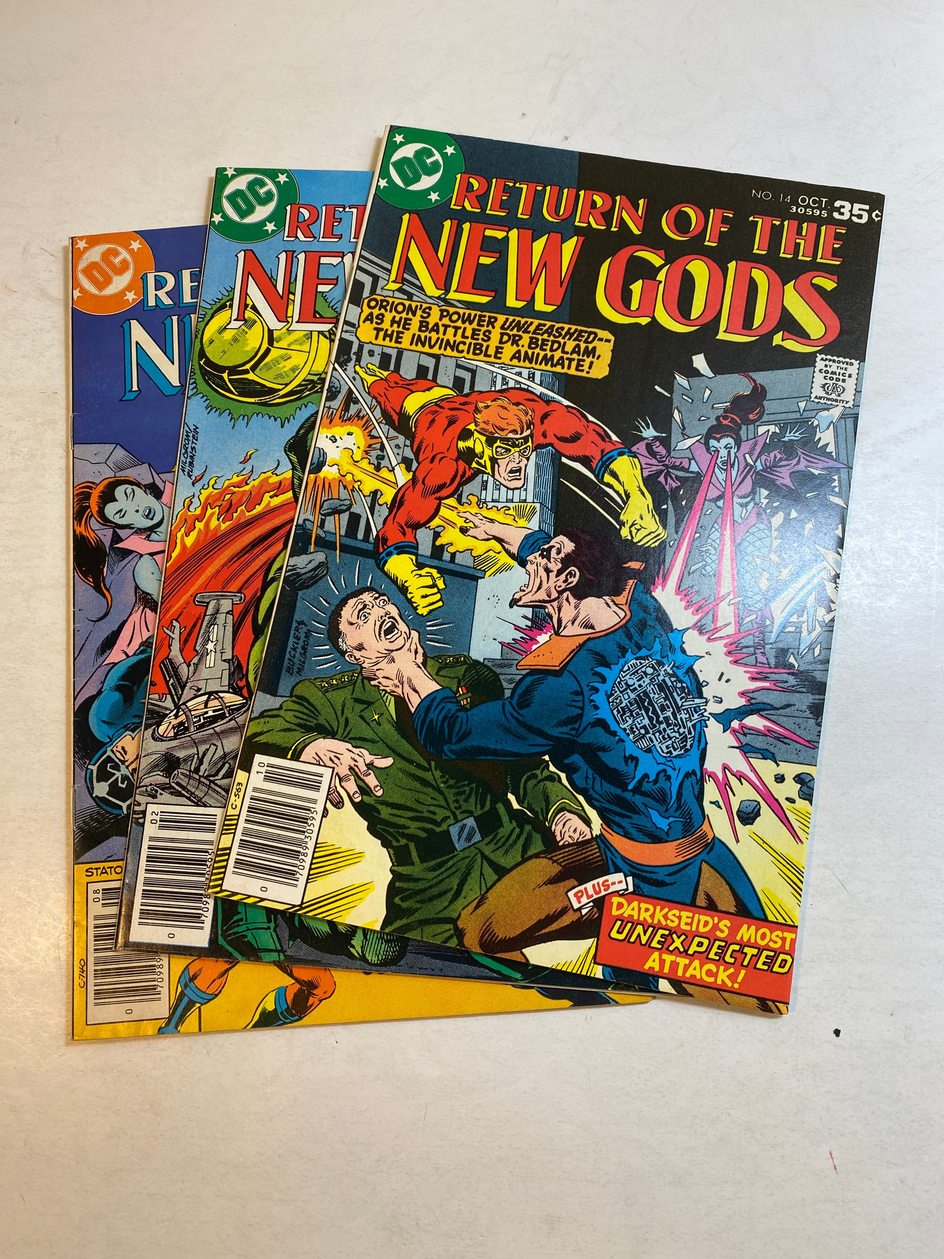 Lot of 3 Return of the New Gods DC Comics 1977-1978