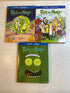 Lot of 3 Rick and Morty Blu Ray Seasons 1-3