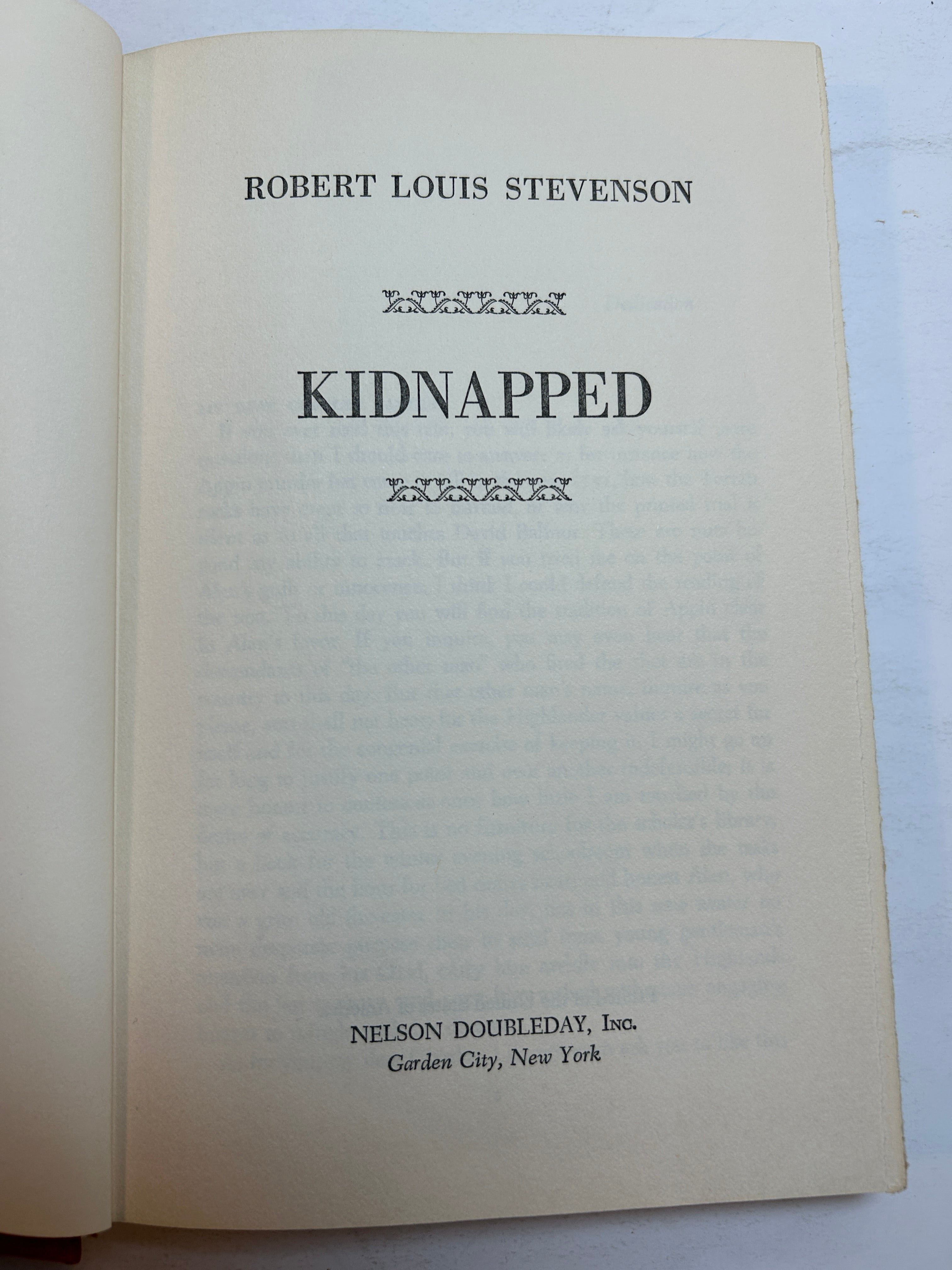 Lot of 3 Robert Louis Stevenson: Kidnapped/Treasure Island/The Black Arrow HC