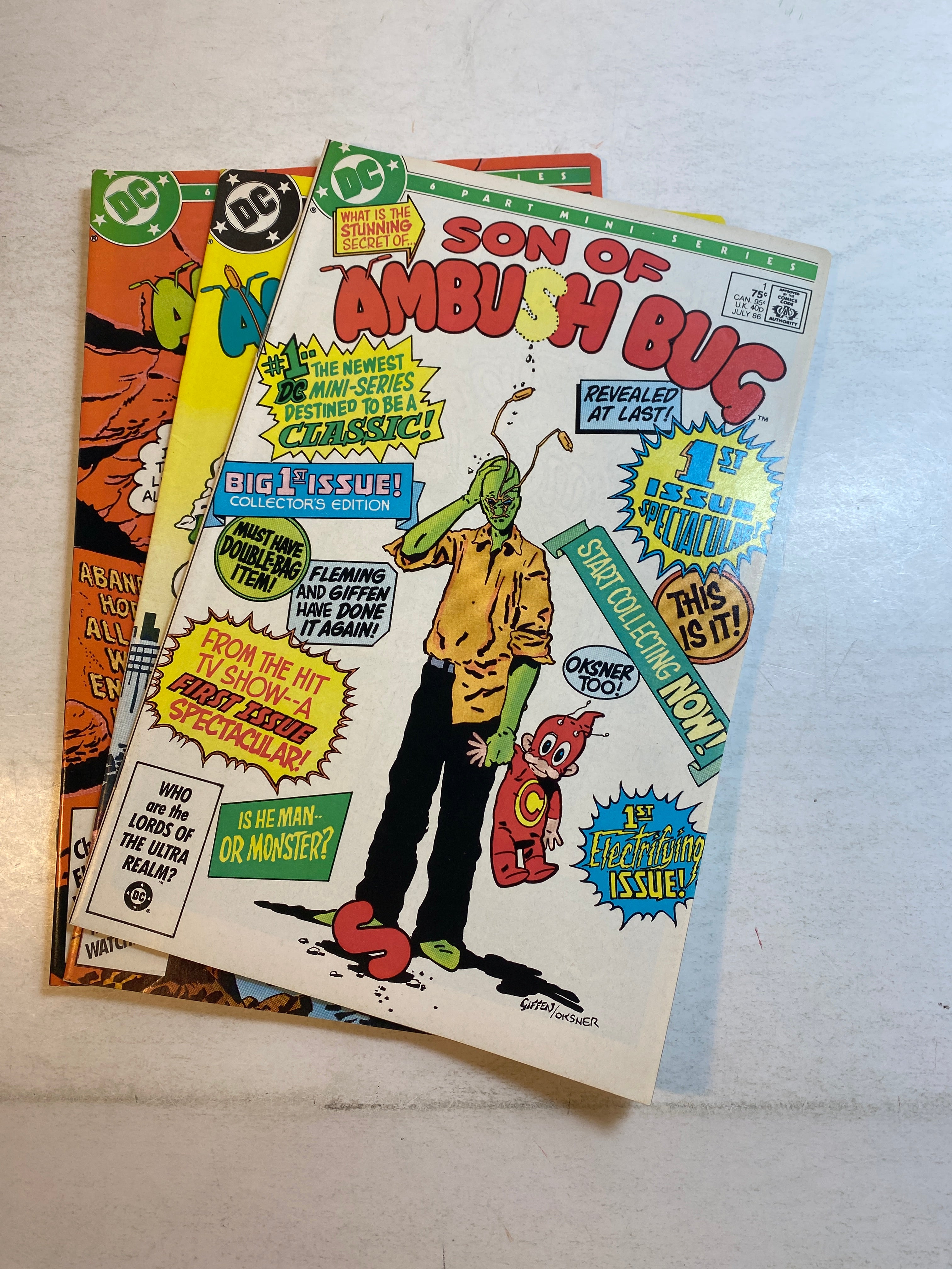 Lot of 3 Son of Ambush Bug DC Comics 1986