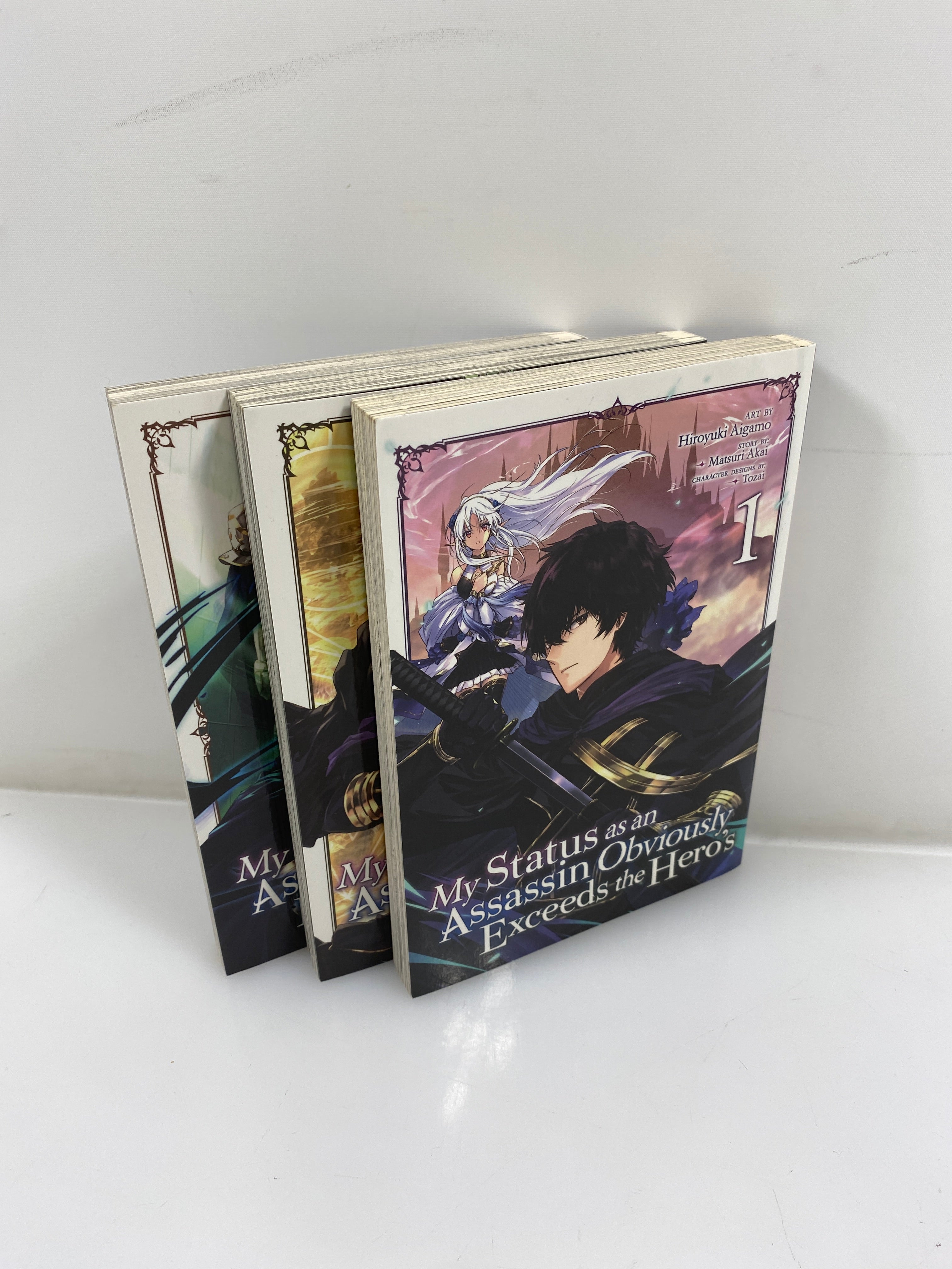 Lot of 3 Status as an Assassin Exceeds the Hero's Manga 2020