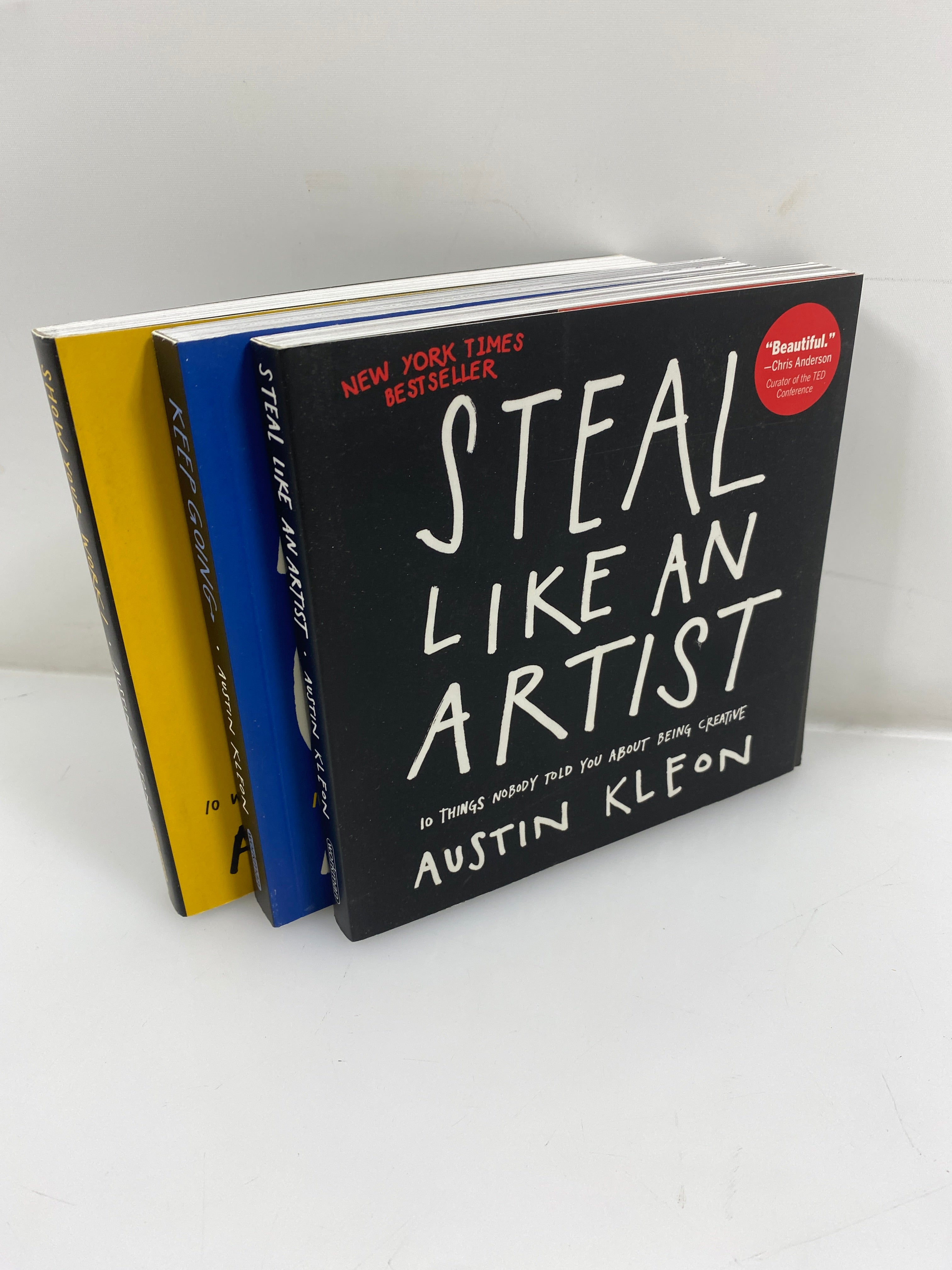 Lot of 3 Steal Like an Artist Austin Kleon SC 2012-2019