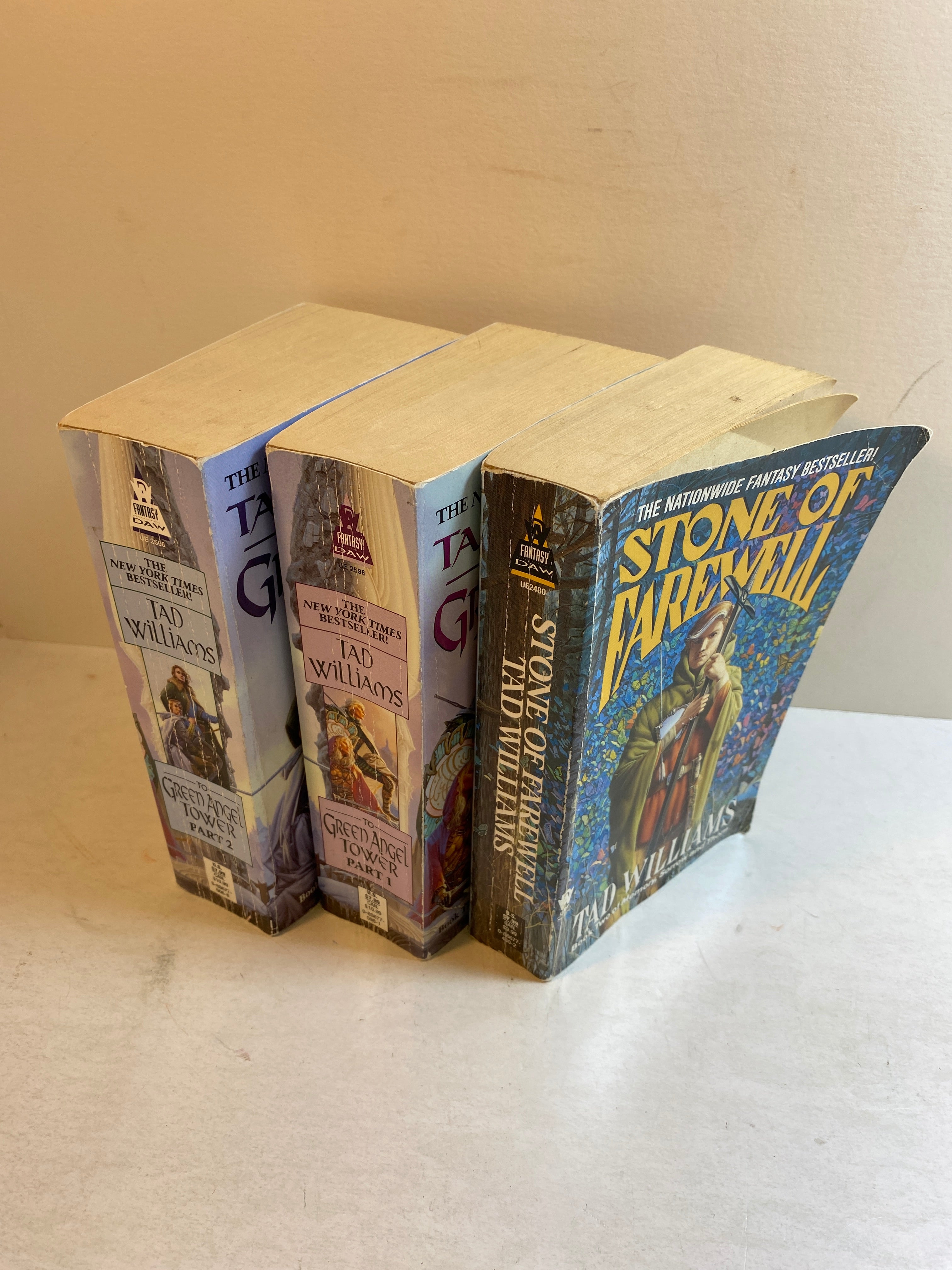 Lot of 3 Tad Williams Fantasy Sci Fi Paperbacks 1991-1994