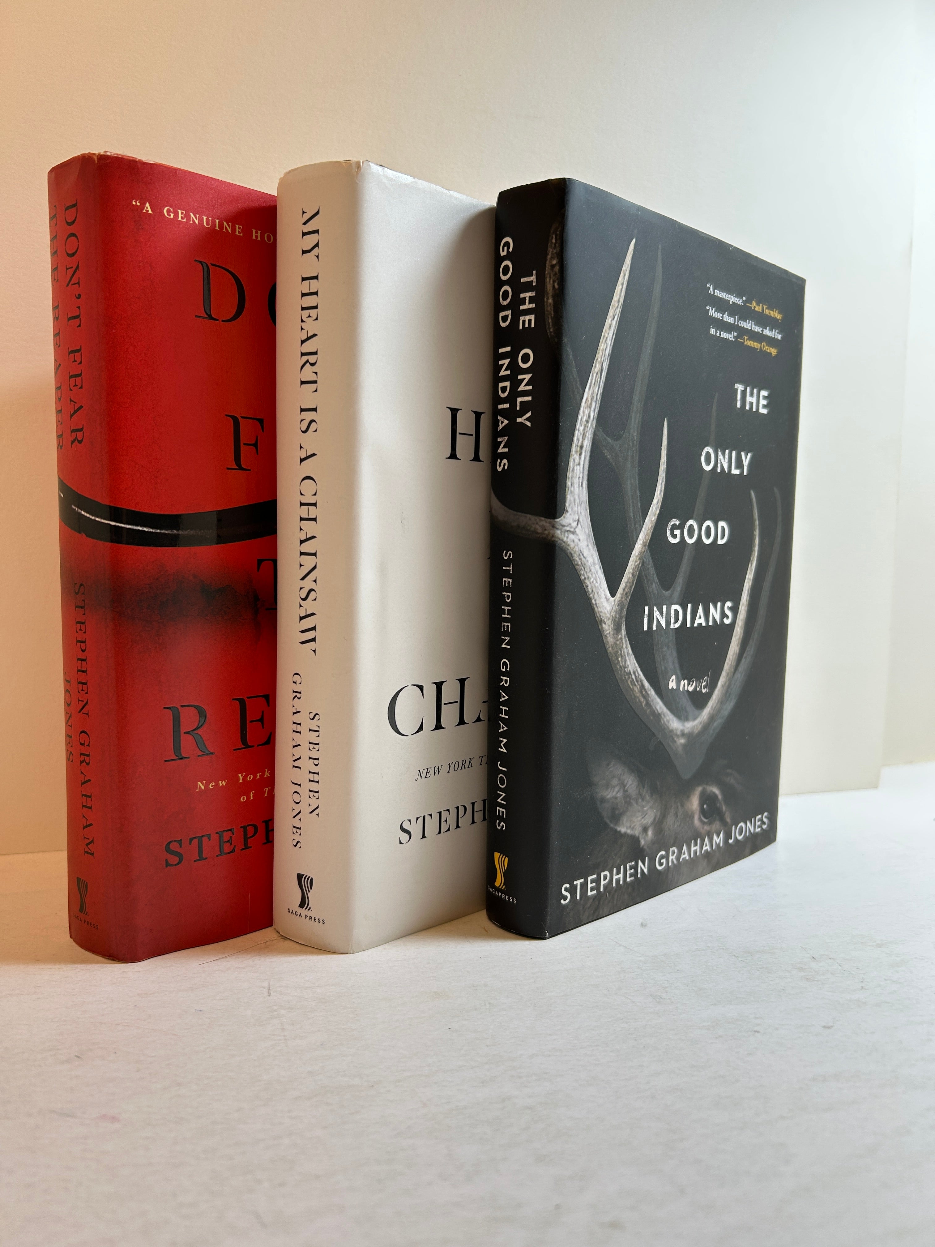 Lot of 3 The Indian Lake Trilogy by Stephen Graham Jones 1st Ed HCDJ
