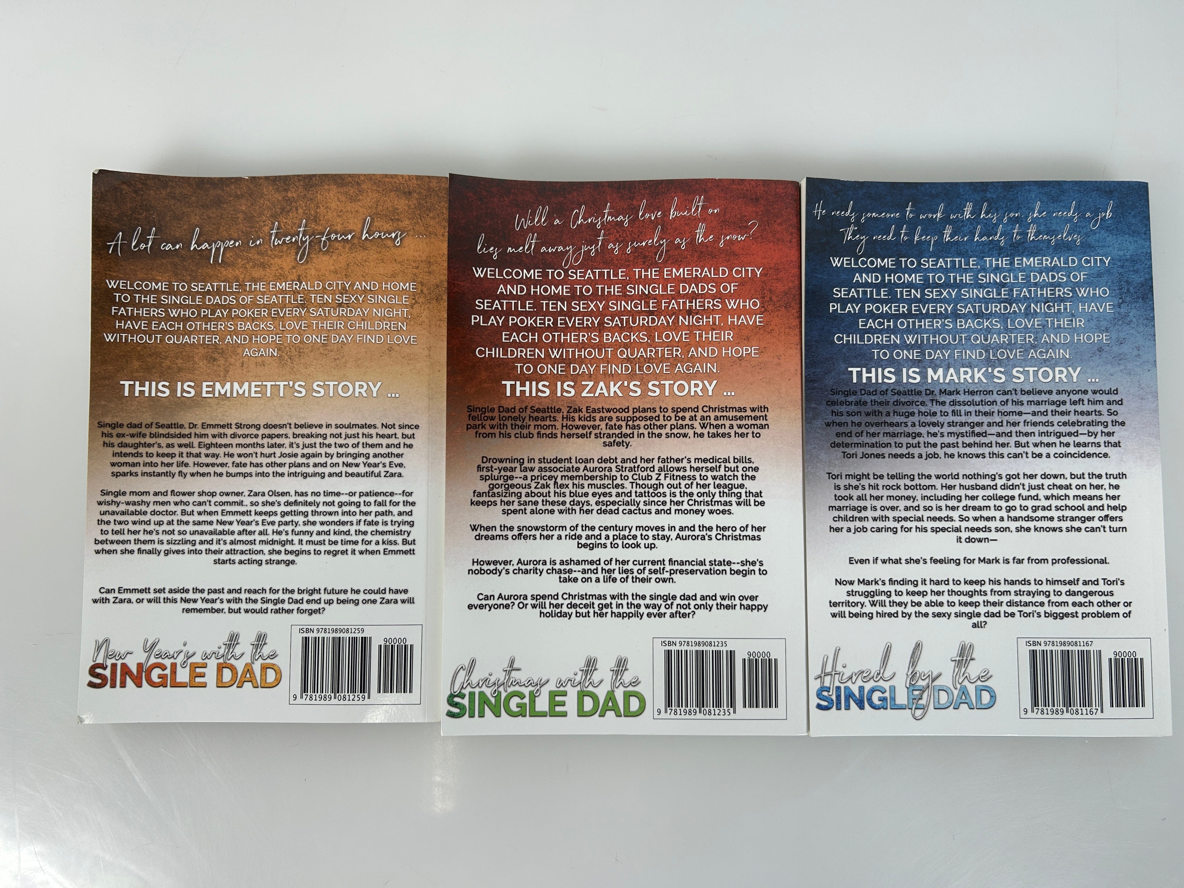 Lot of 3 The Single Dads of Seattle by Whitley Cox SC