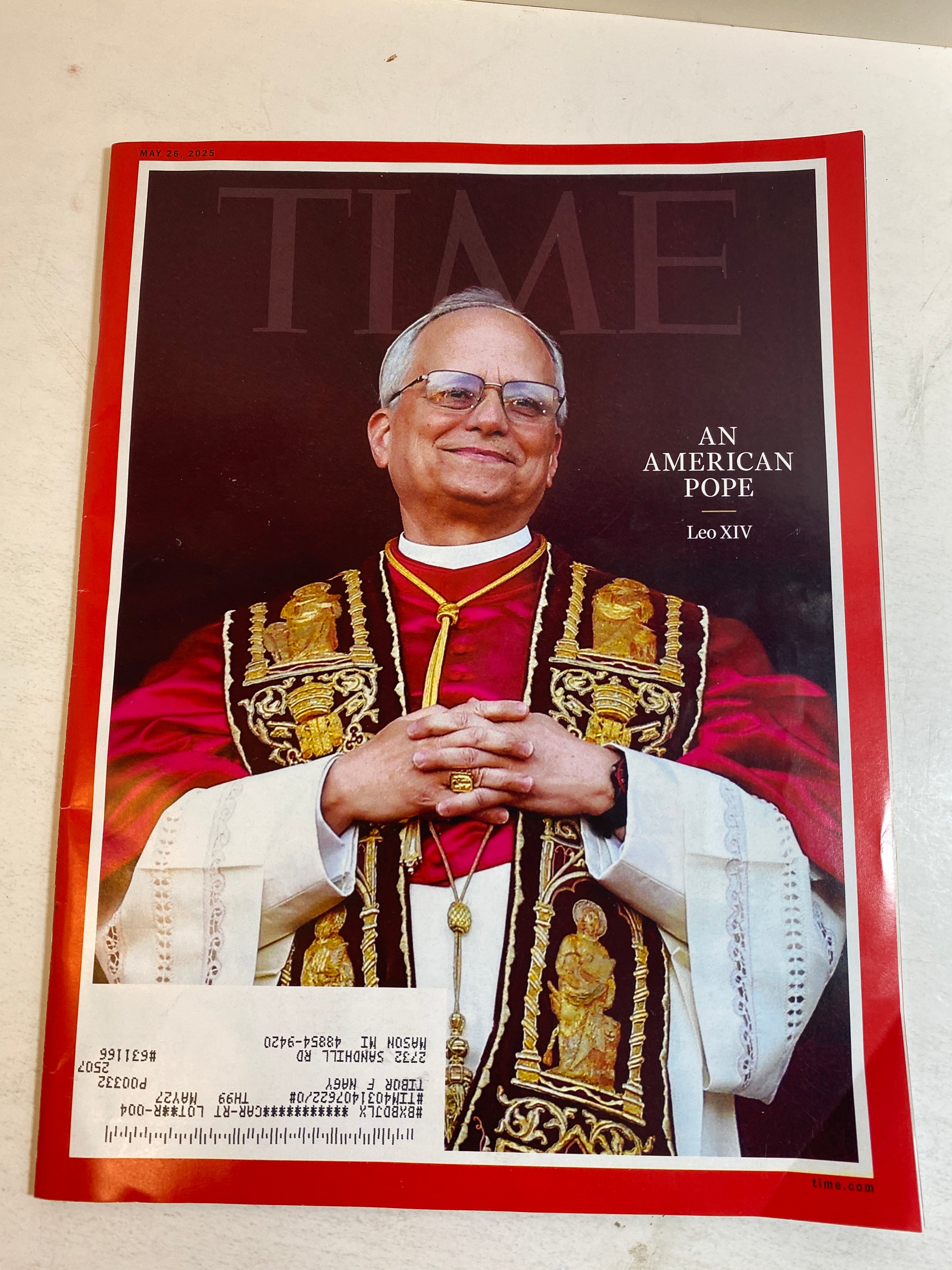 Lot of 3 Time Life Magazines Jesus/The Bible/Pope Leo XIV 2019-2025