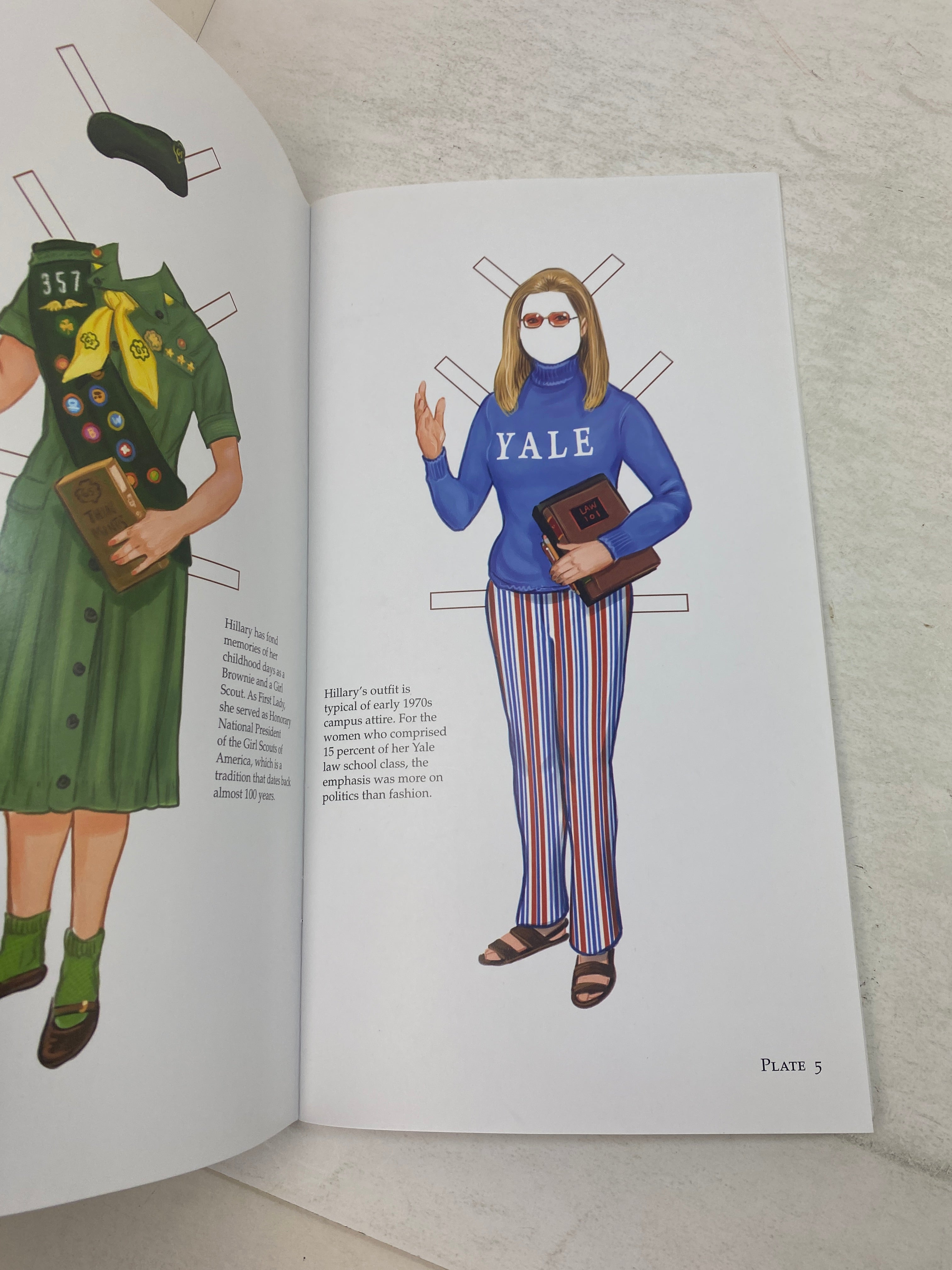 Lot of 3 Trump Clinton Sanders Paper Doll Books Election 2016
