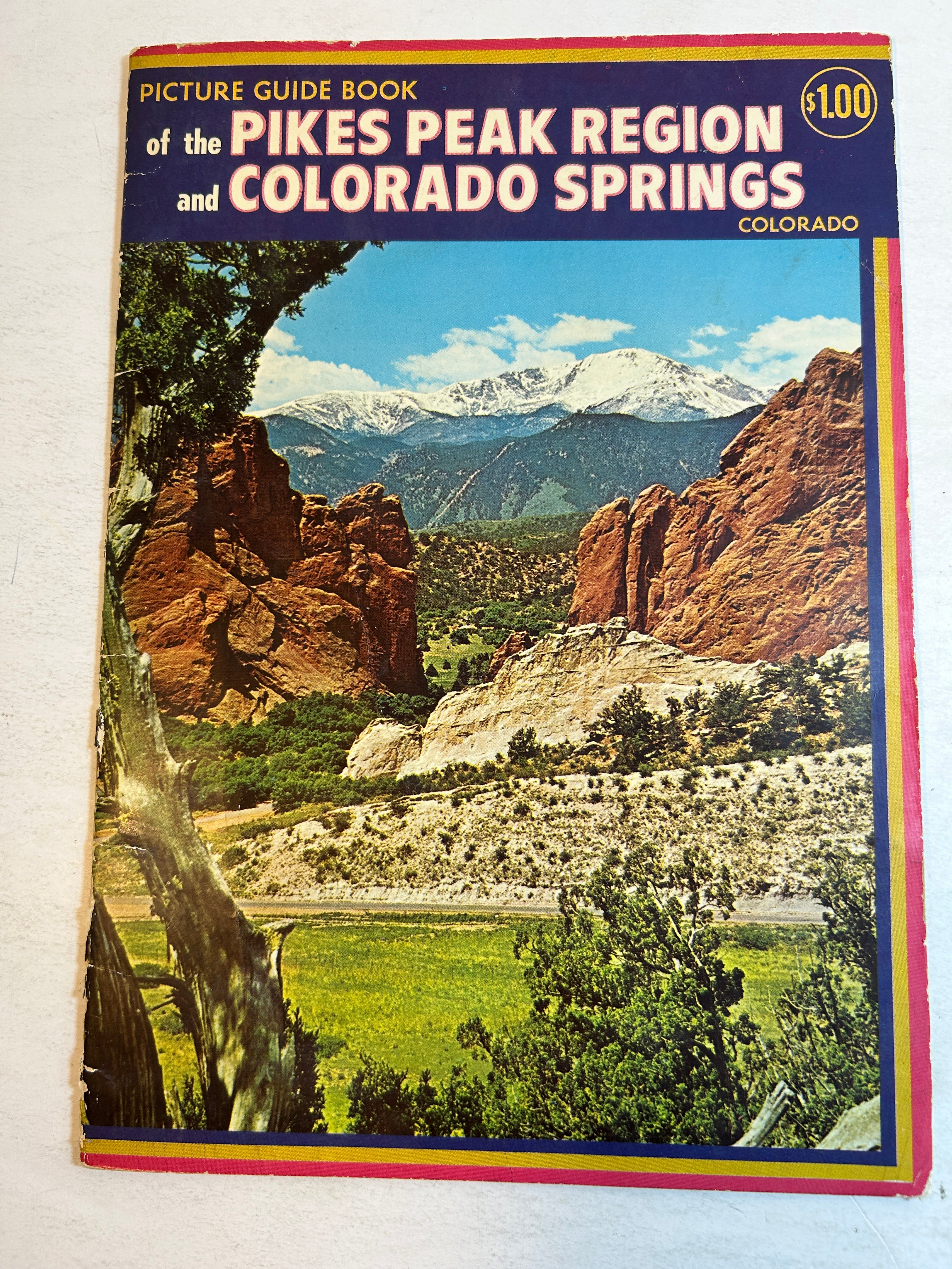 Lot of 3 Vint National Park Souvenir Books Grand Canyon/Rocky Mtn/Pike's Peak SC