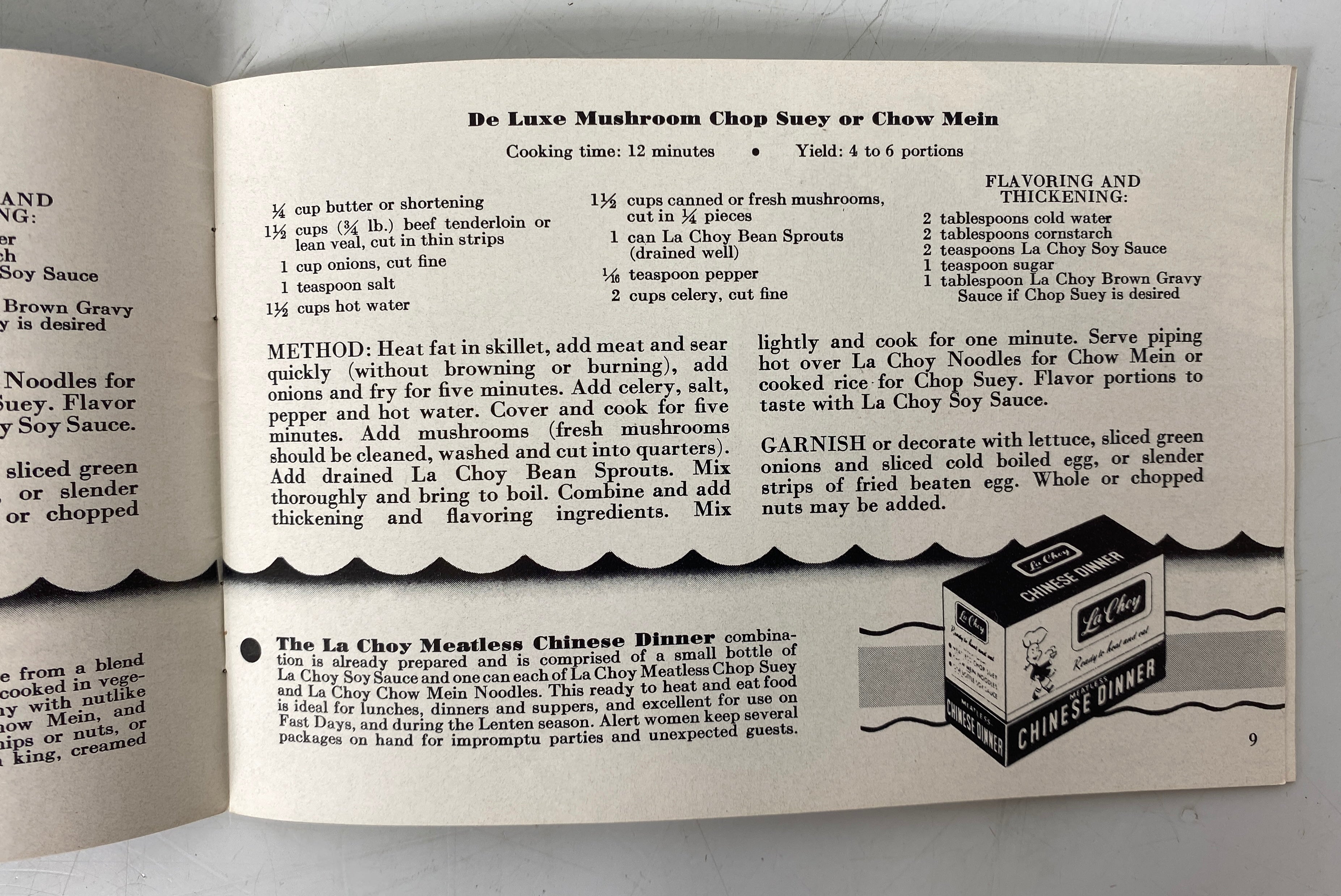 Lot of 3 Vintage Chinese Cooking Booklets La Choy/Sybil's Guide/Women's Circle
