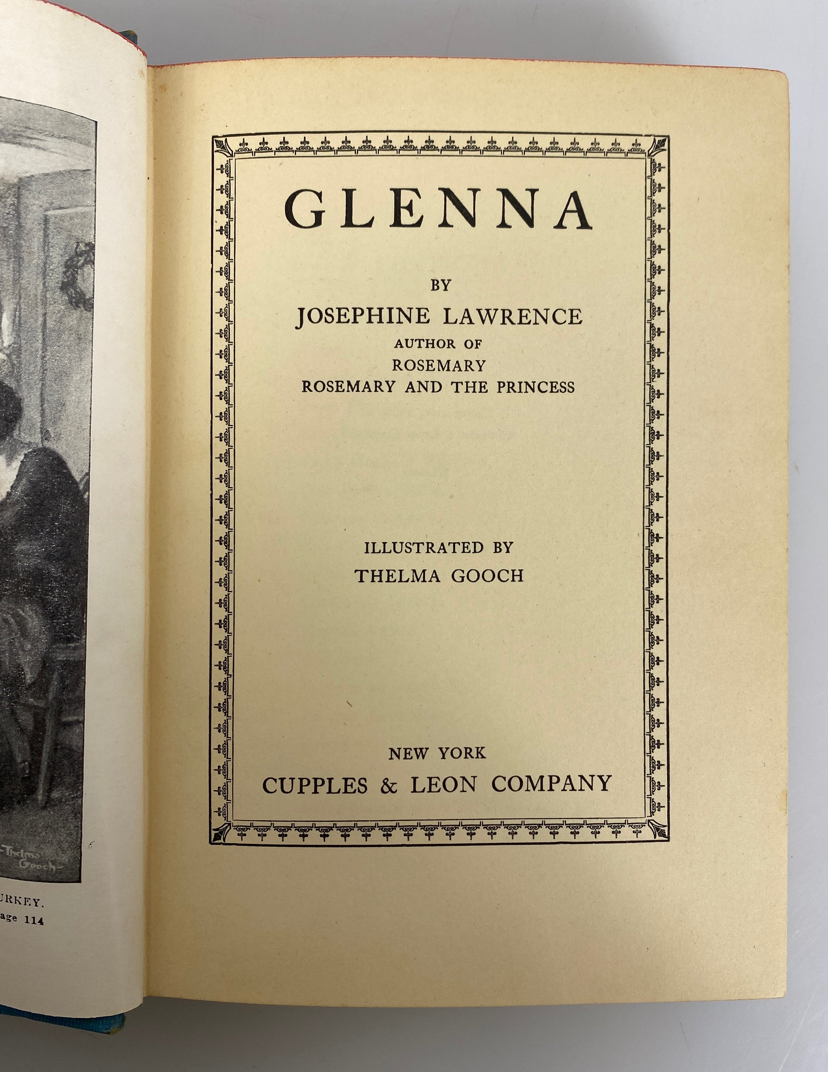 Lot of 3 Vintage Fiction: Glenna/Dicket/Family Circle 1929-1948 HC