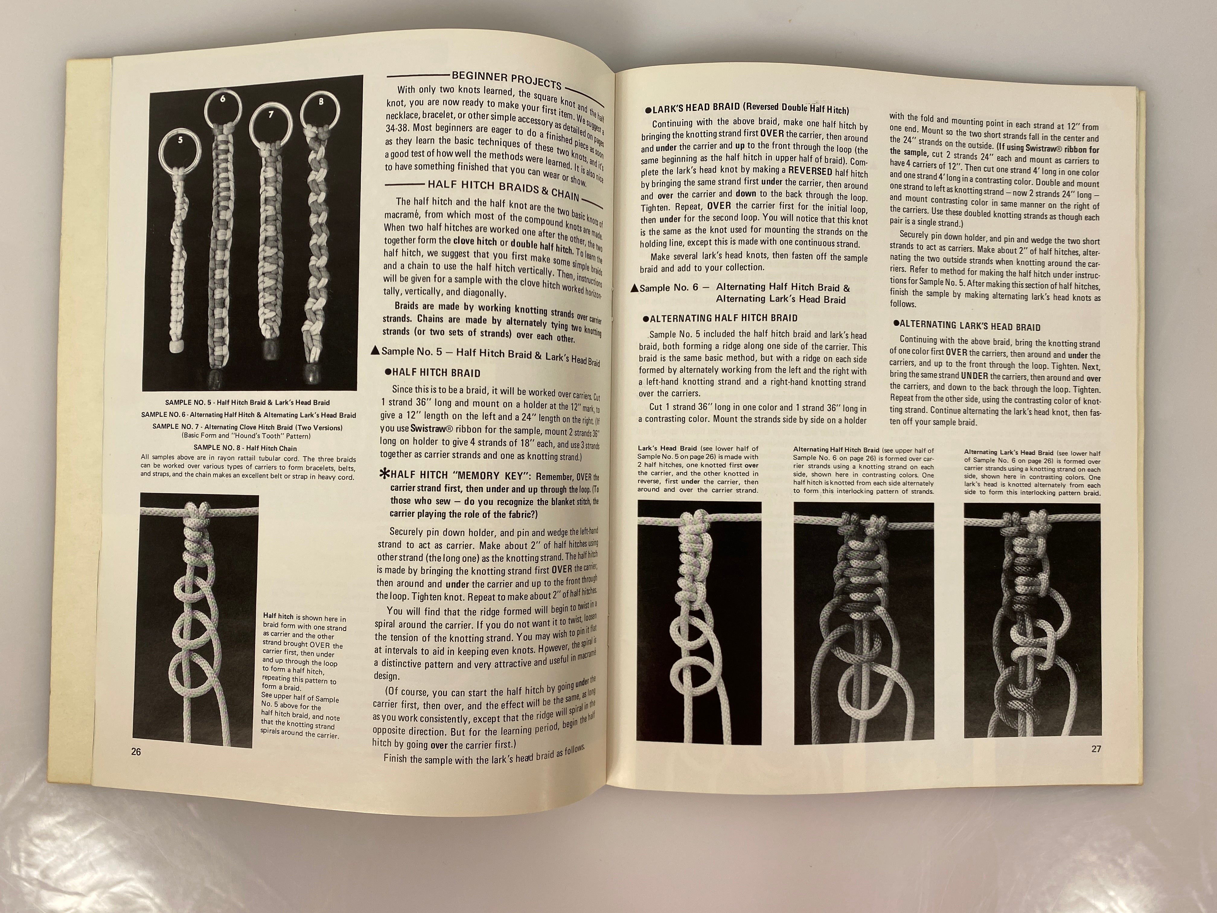 Lot of 3 Vintage Macrame Books by Harvey/Phillips/Ackerman 1967-1971
