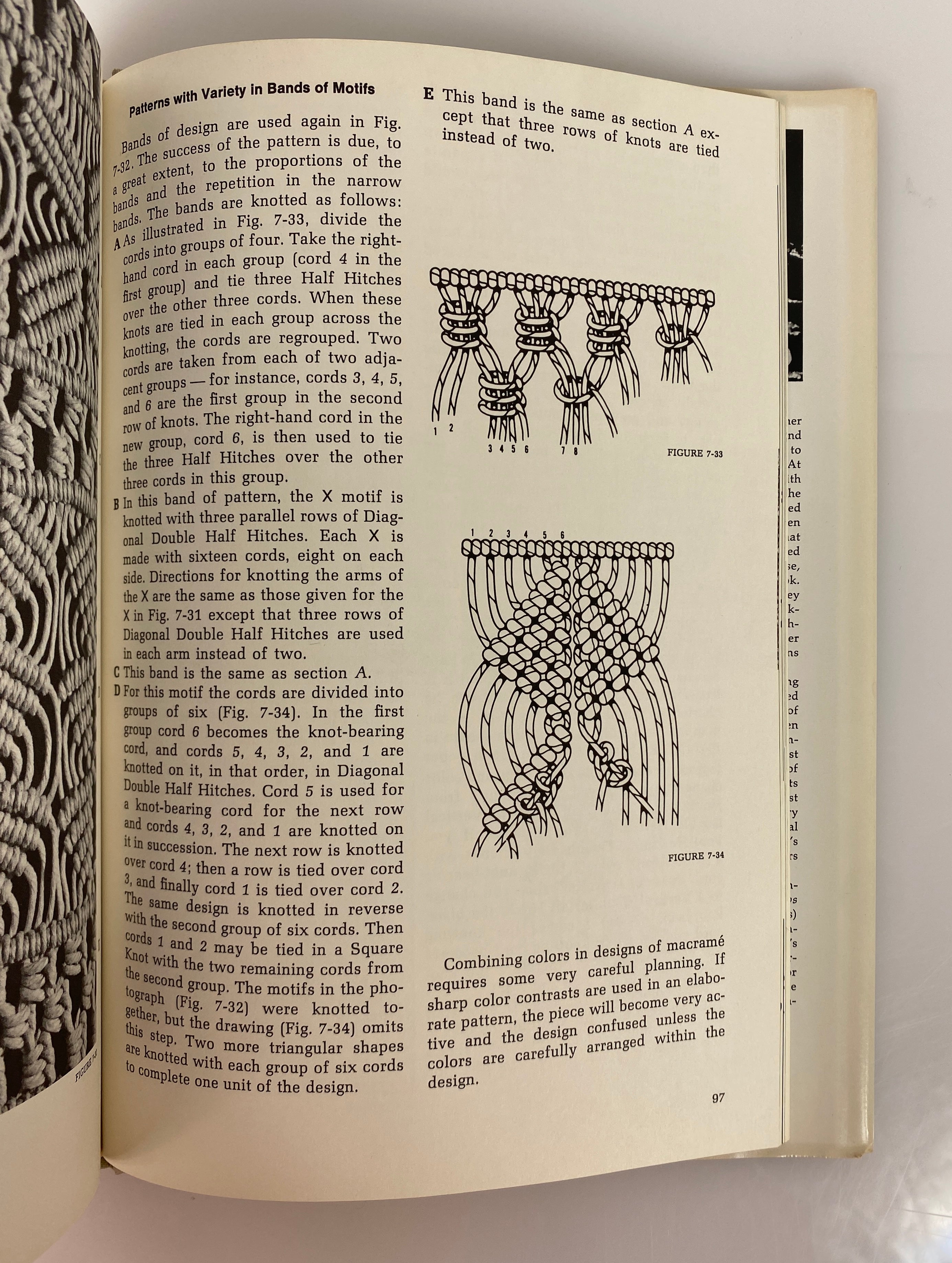 Lot of 3 Vintage Macrame Books by Harvey/Phillips/Ackerman 1967-1971