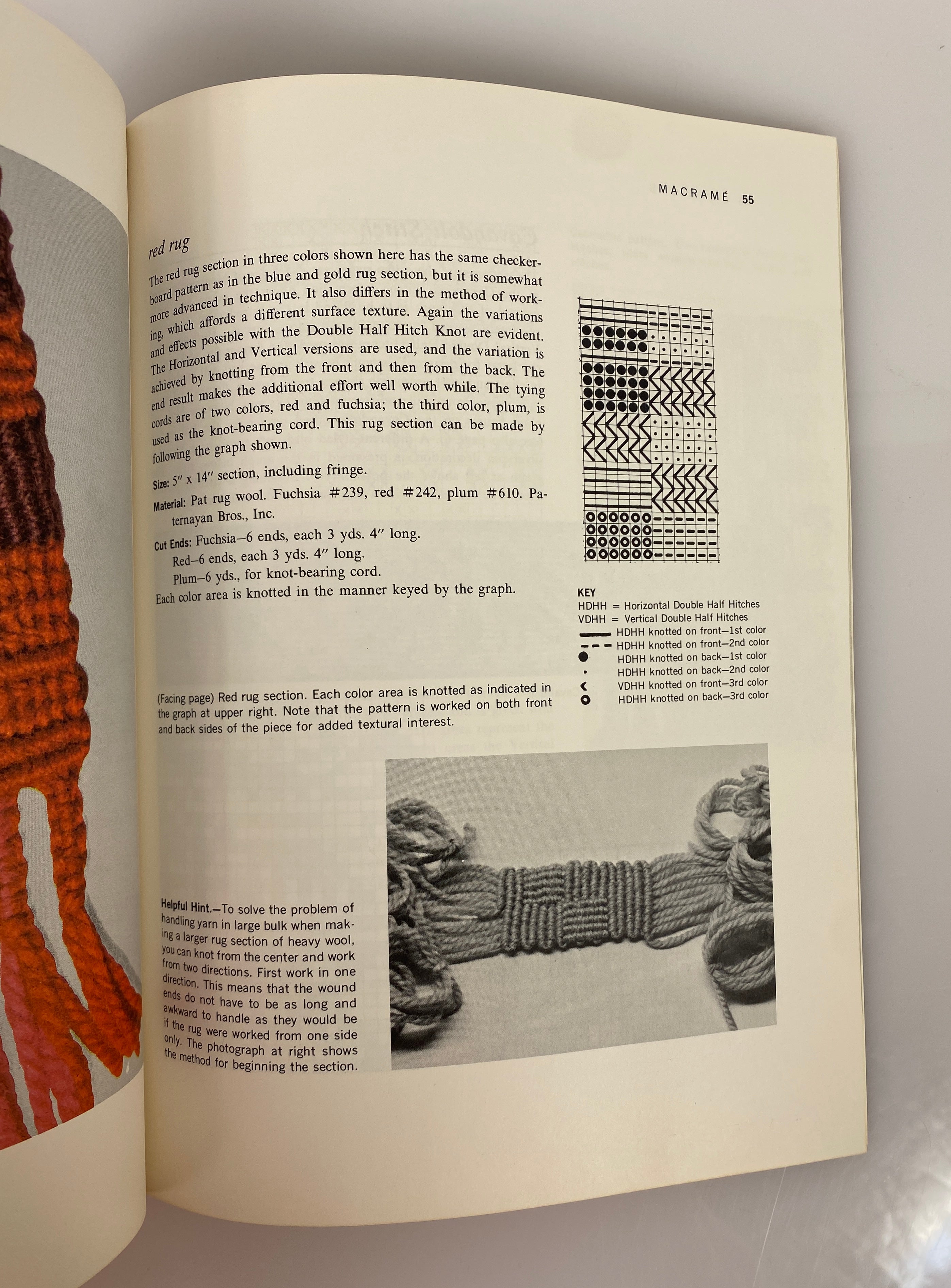 Lot of 3 Vintage Macrame Books by Harvey/Phillips/Ackerman 1967-1971