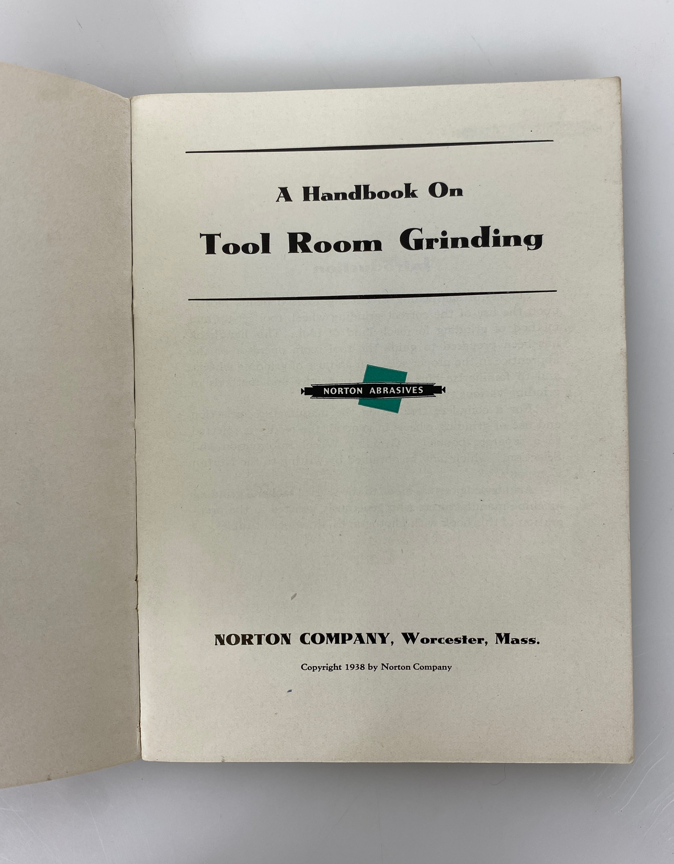 Lot of 3 Vintage Norton Abrasives Handbooks 1938-1961 SC